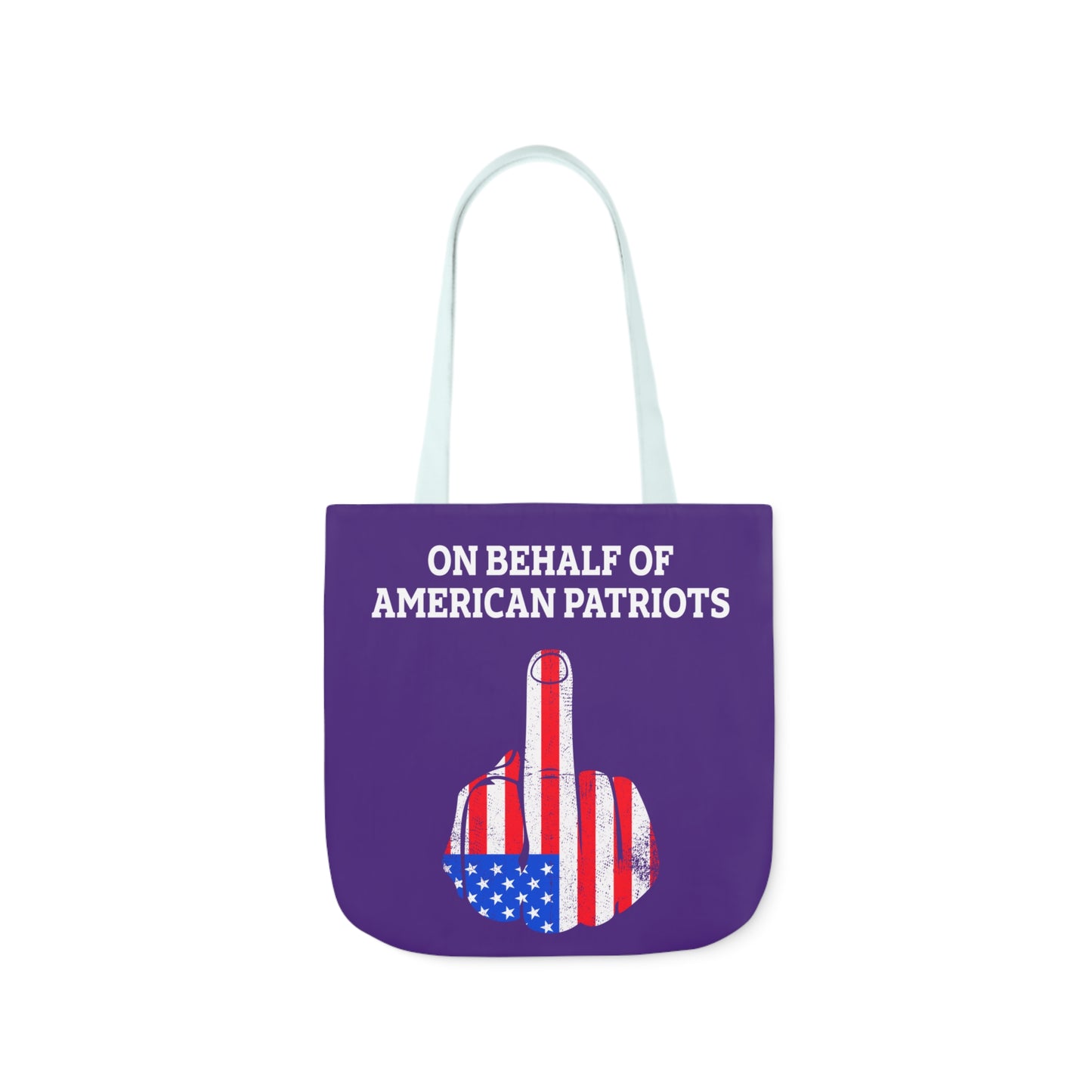 On Behalf - Canvas Tote Bag, 5-Color Straps veterans - Patriotic