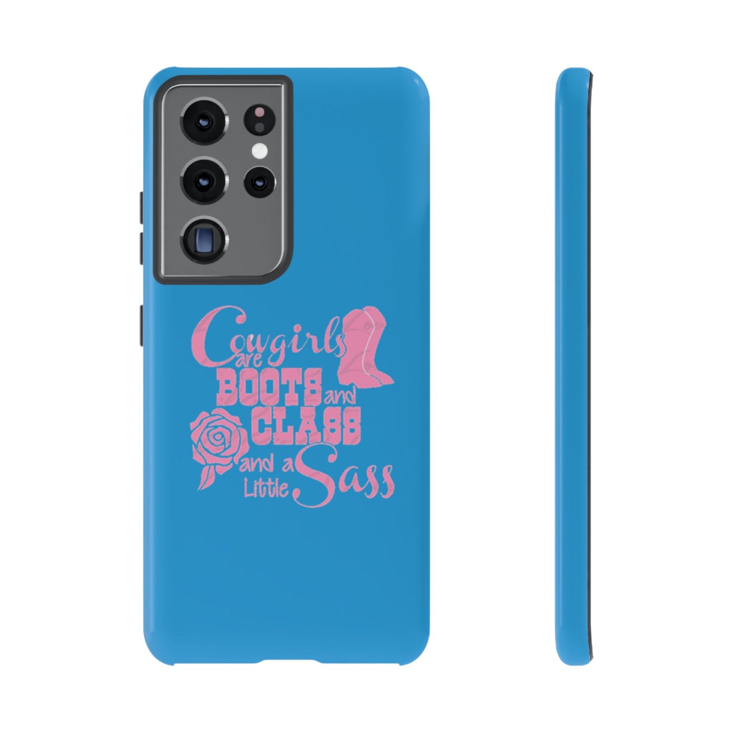 CowGirls are Boots -Tough Whimsical Phone Cases