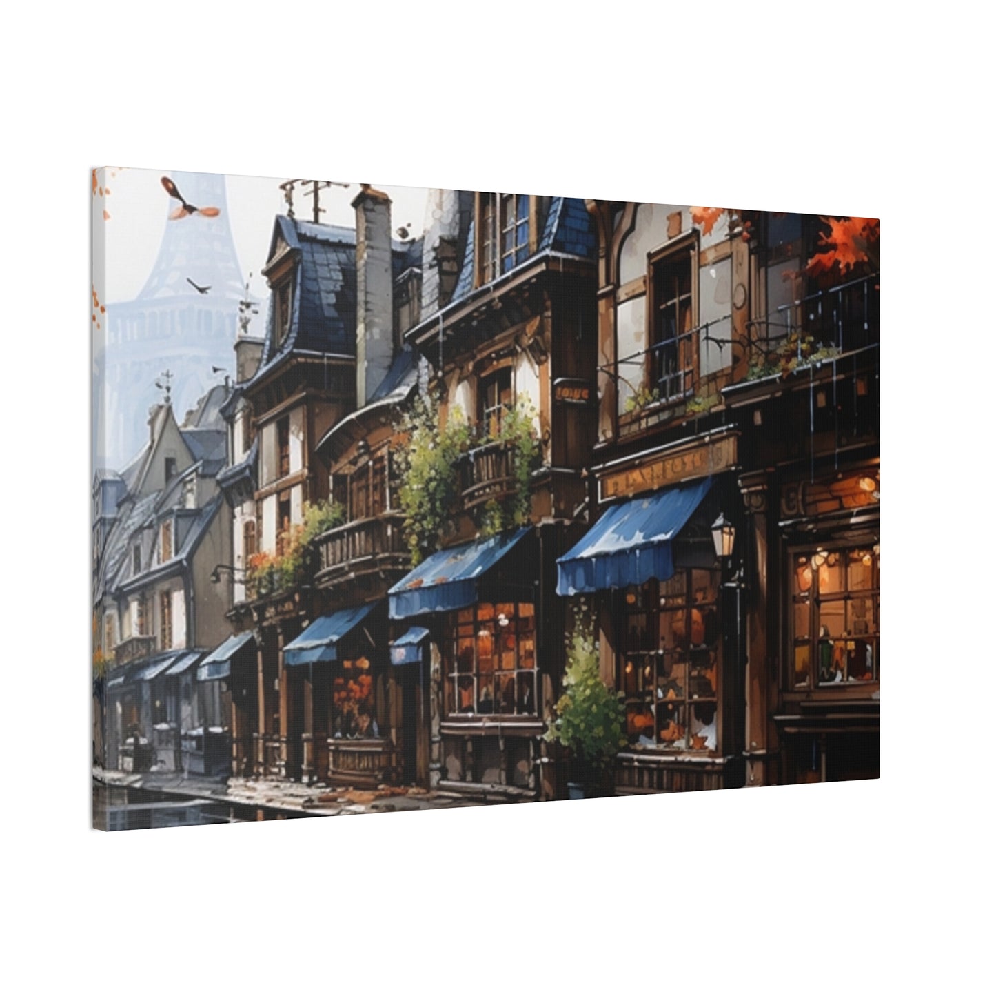 Store Fronts - Canvas Stretched, 0.75"