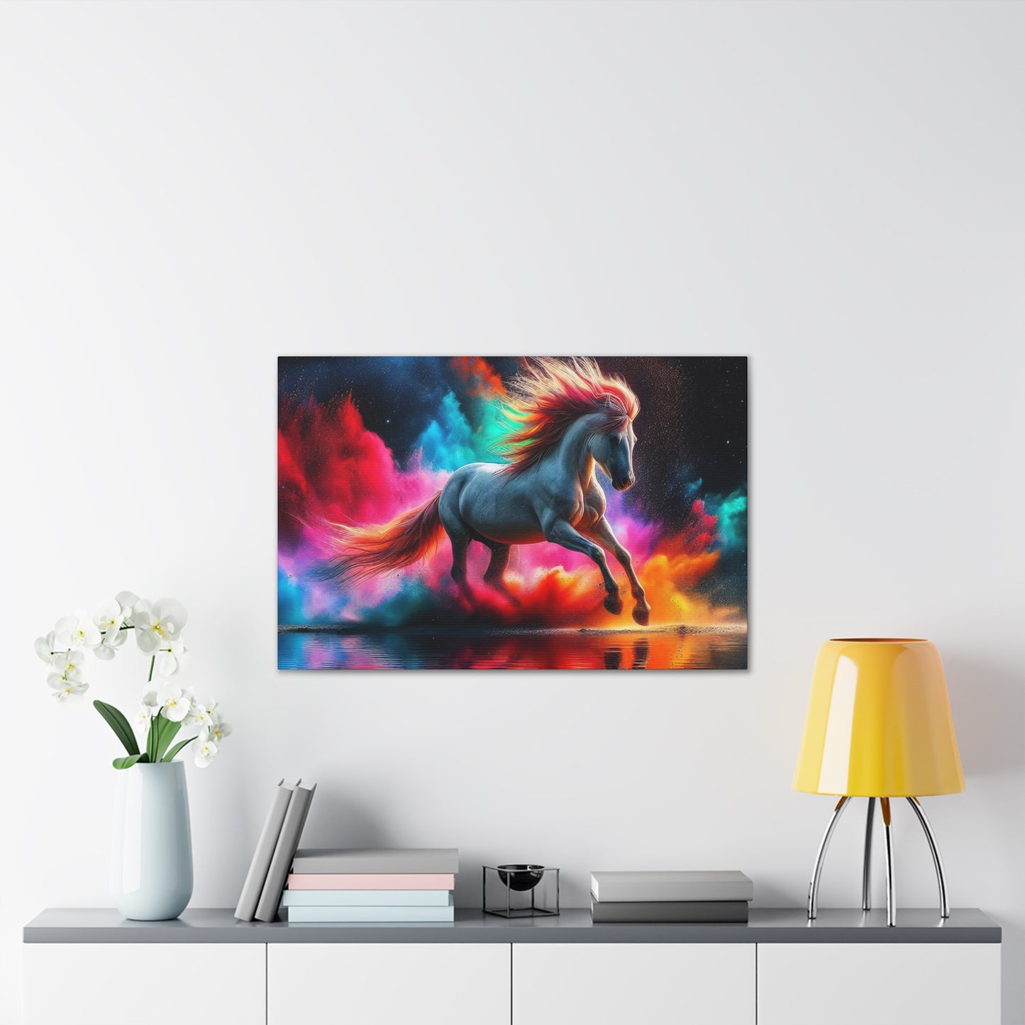 Colorful Horse - Canvas Stretched, 0.75"