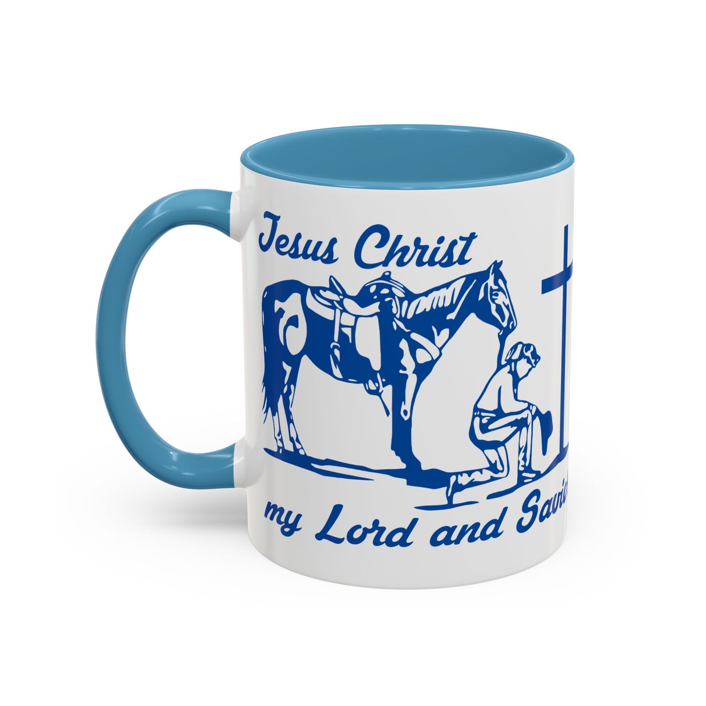 Lord and Savior - Accent Coffee Mug (11, 15oz) - Easter - Mother's Day - Father's Day