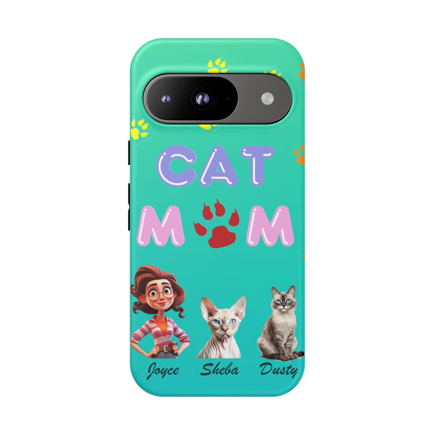 Cat Mom - Tough Cases - Mother's Day - Whimsical