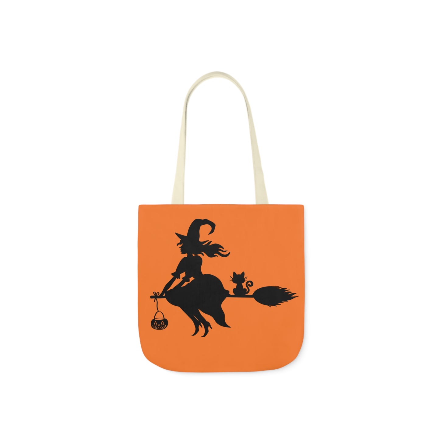 Witch - Canvas Tote Bag, 5-Color Straps - Halloween