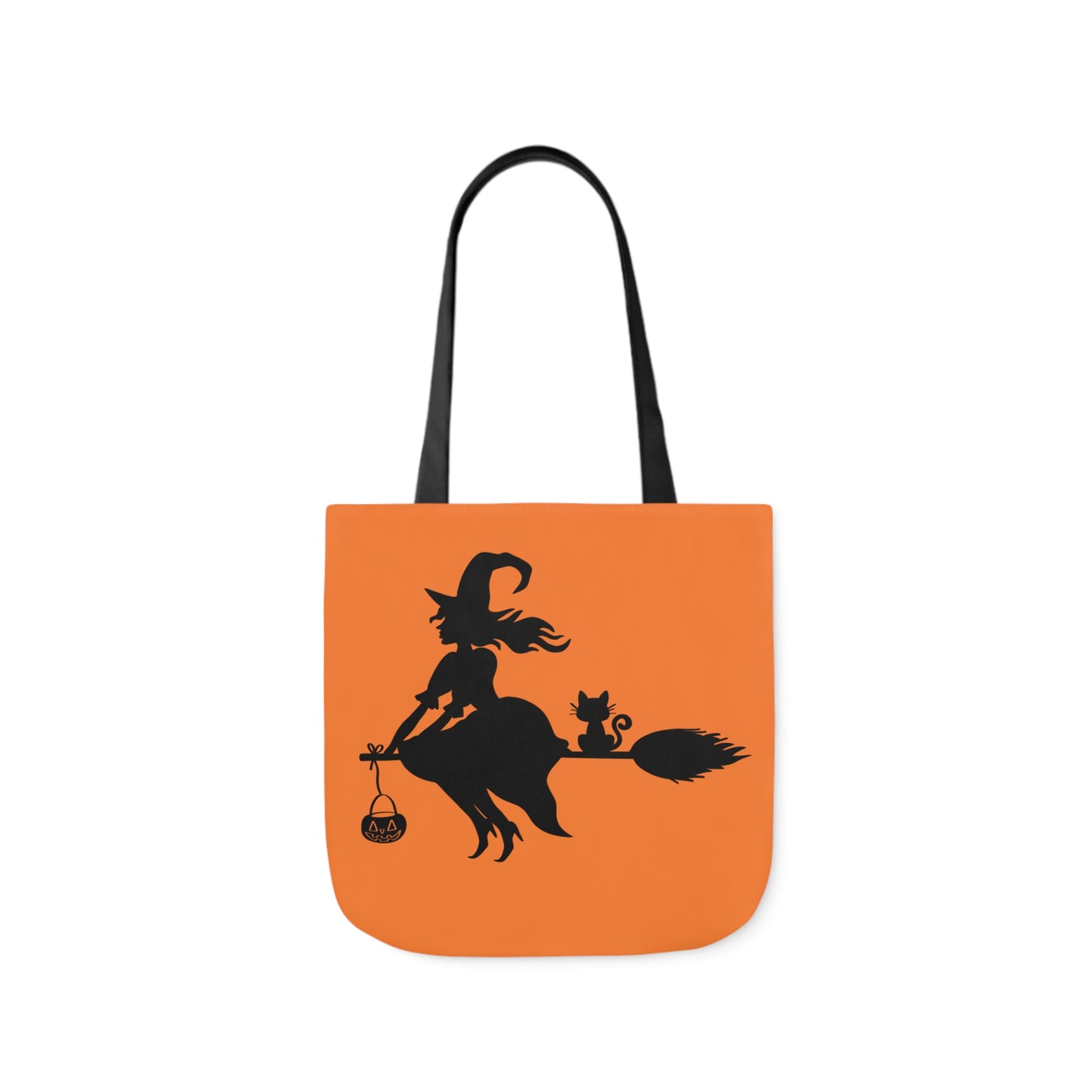 Witch - Canvas Tote Bag, 5-Color Straps - Halloween