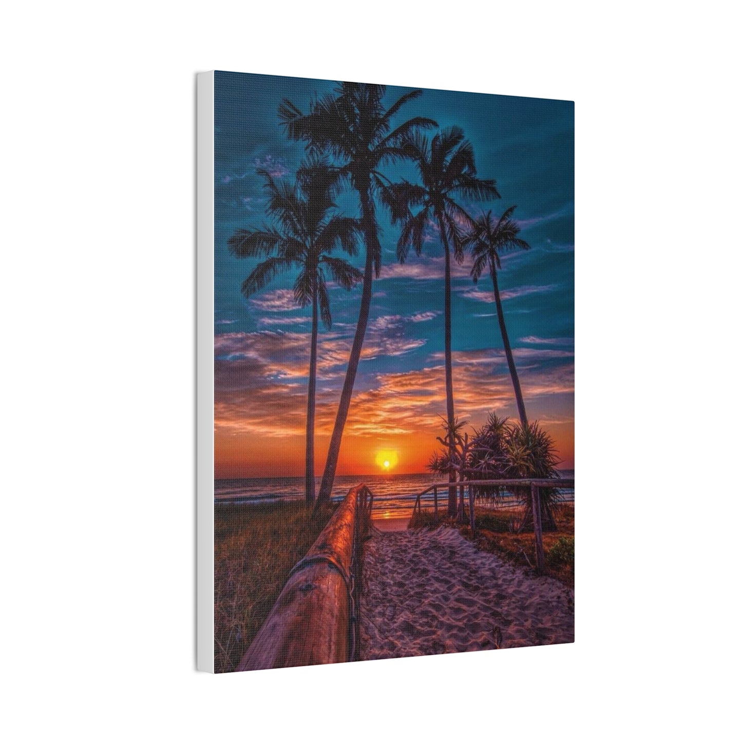 Sunset Palms - Canvas Stretched, 0.75"