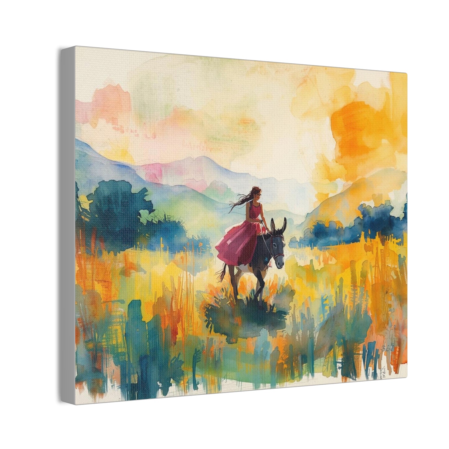 Girl in the Field - Canvas Stretched, 0.75" - Wall Art 2026 - Individuals