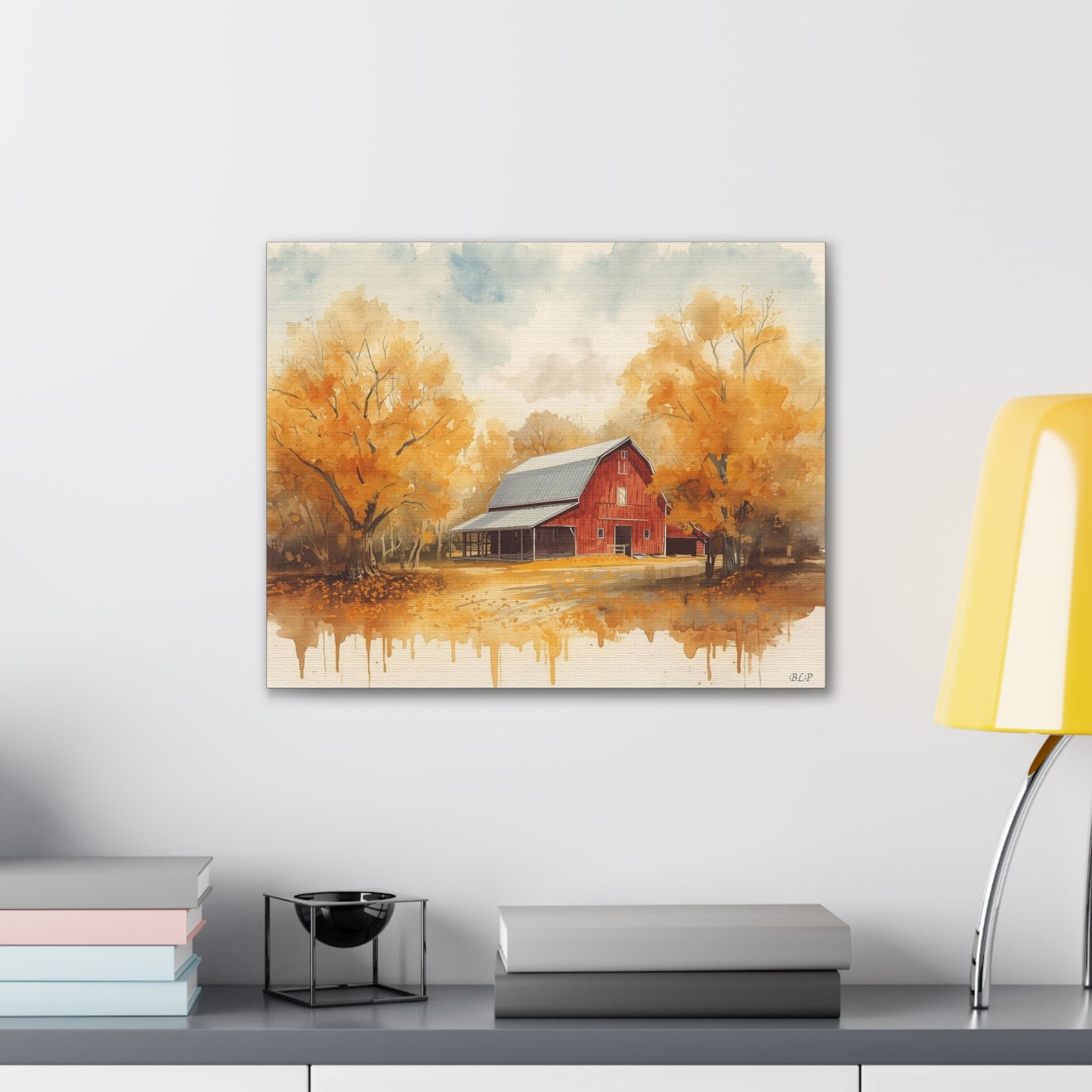 Red Barn - Canvas Stretched, 0.75"- 2026 Wall Art