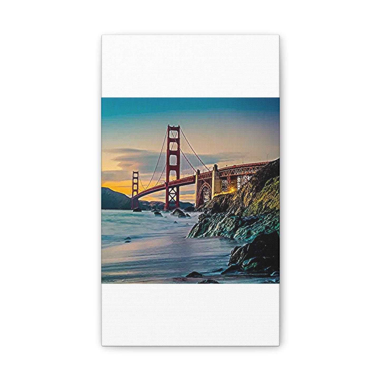 Golden Gate - Canvas Stretched, 0.75"