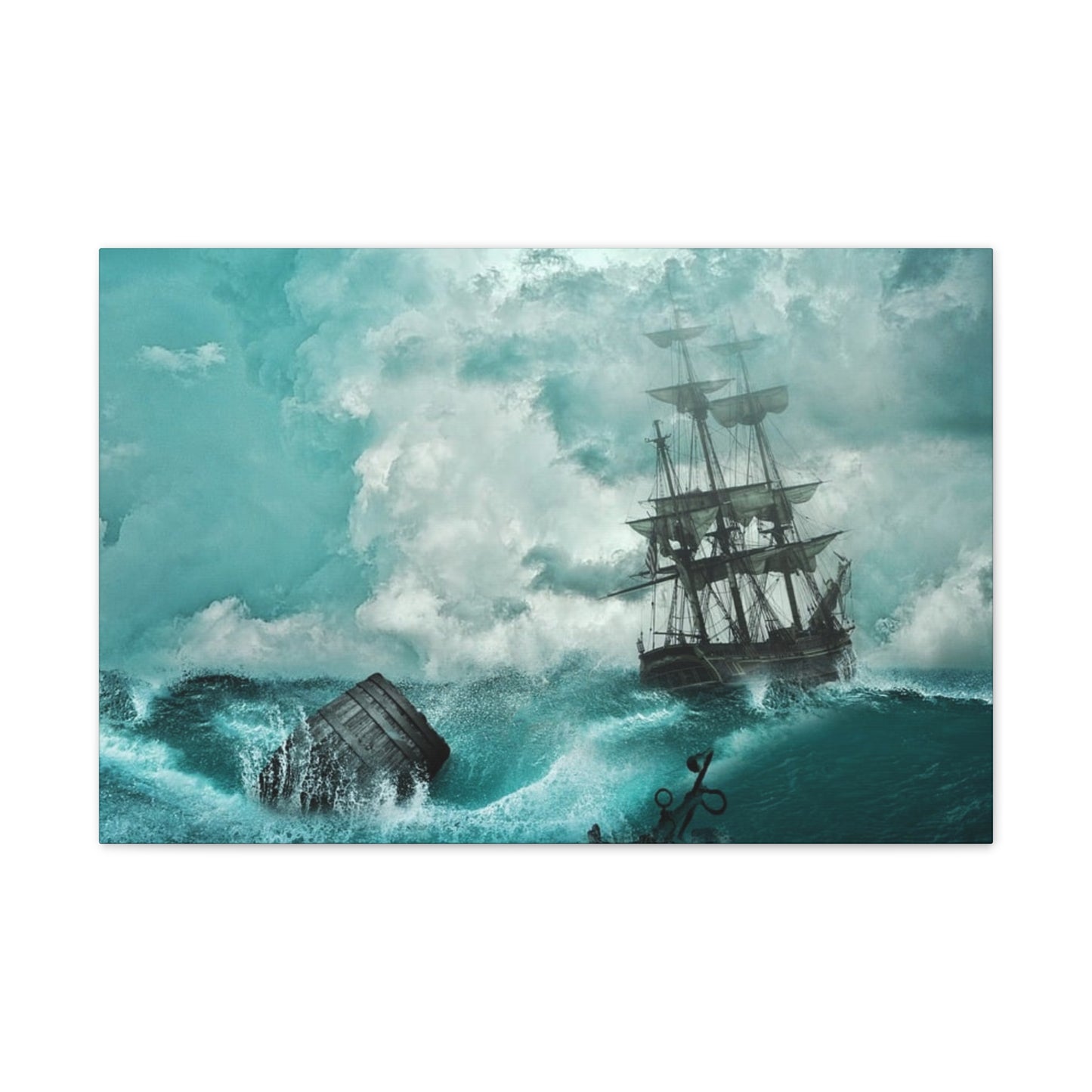 At Sea - Canvas Stretched, 0.75"