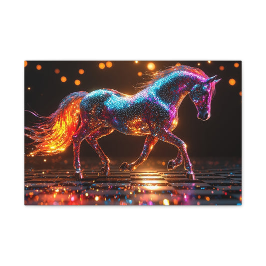 Bling Stallion - Canvas Stretched, 0.75"