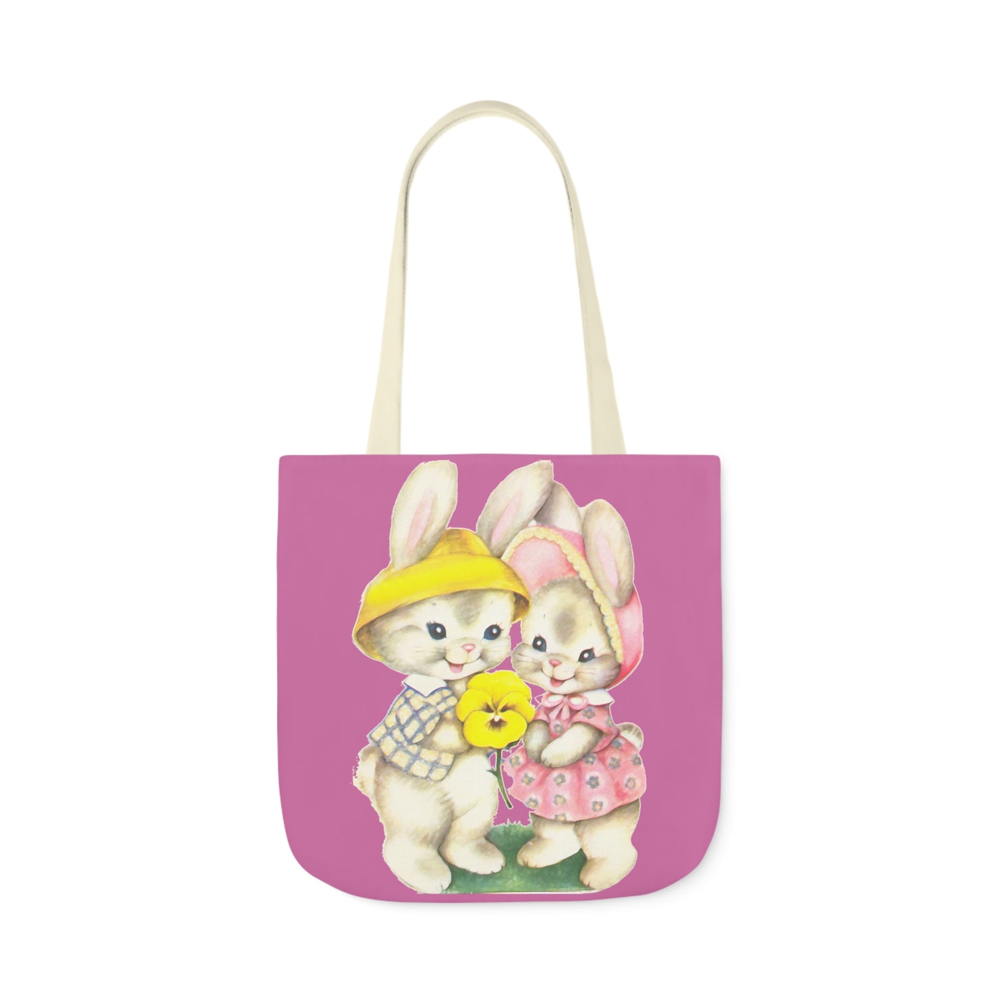 Easter - Canvas Tote Bag, 5-Color Straps