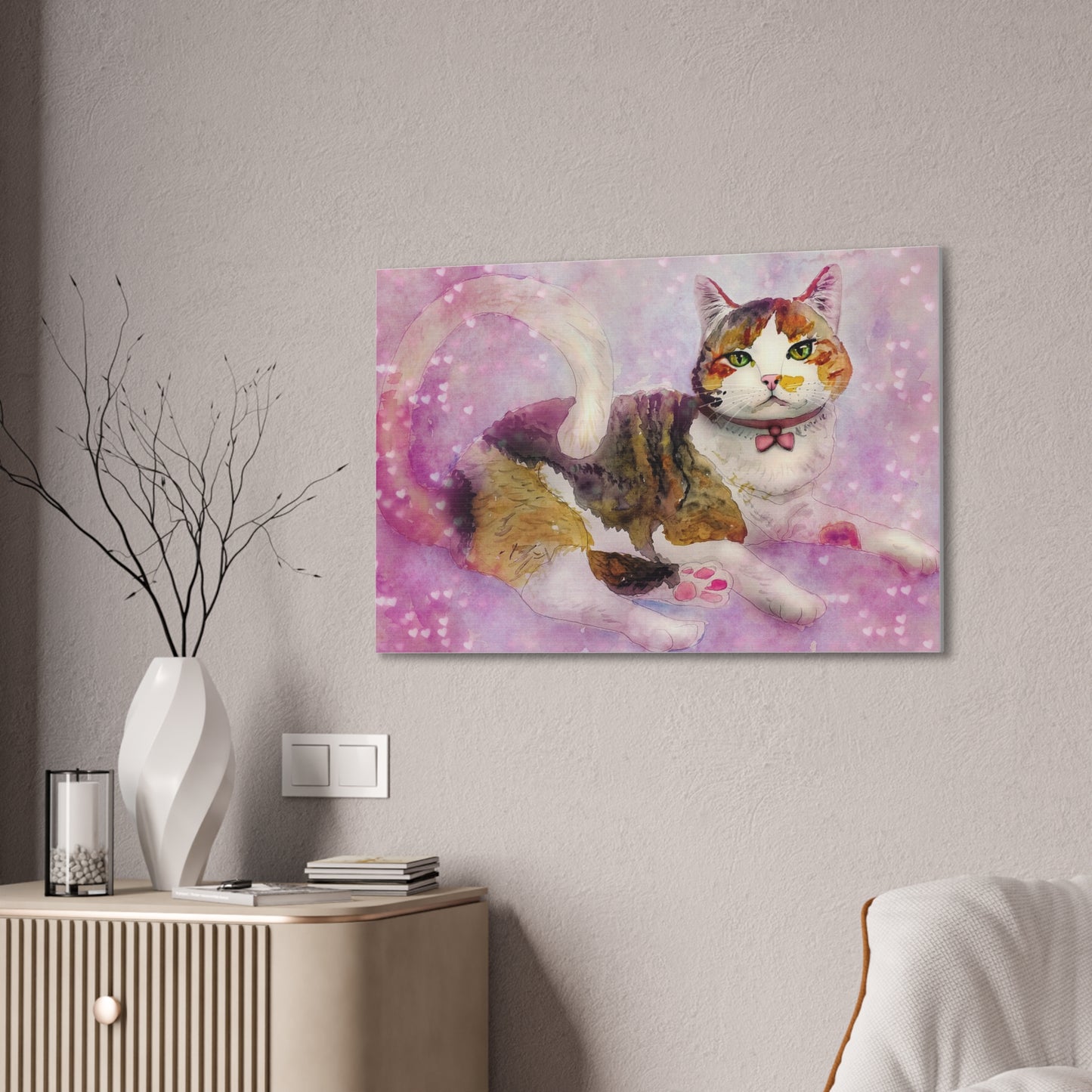 Pretty Kitty - Canvas Stretched, 0.75"