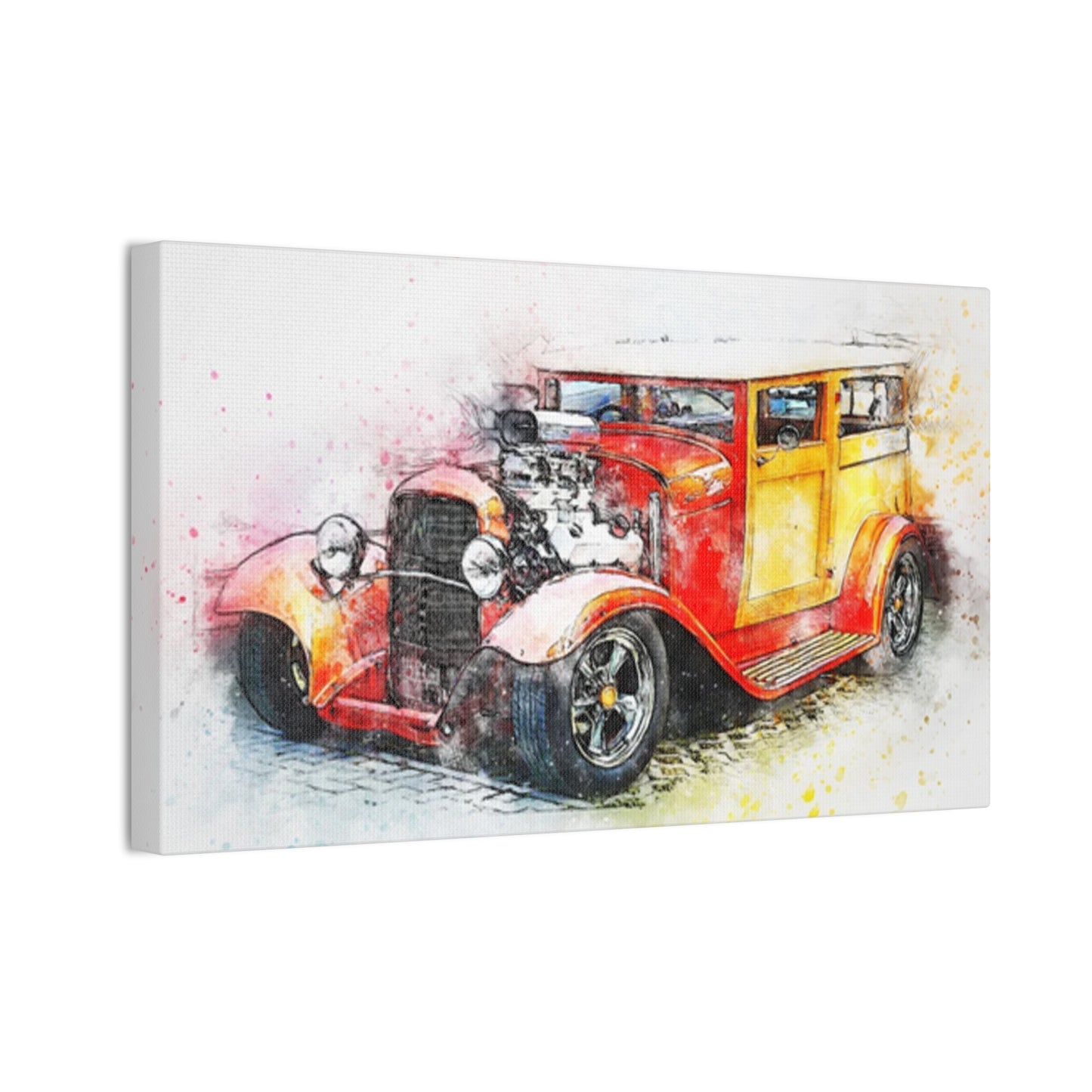 Hot Rod - Canvas Stretched, 0.75" - Father's Day