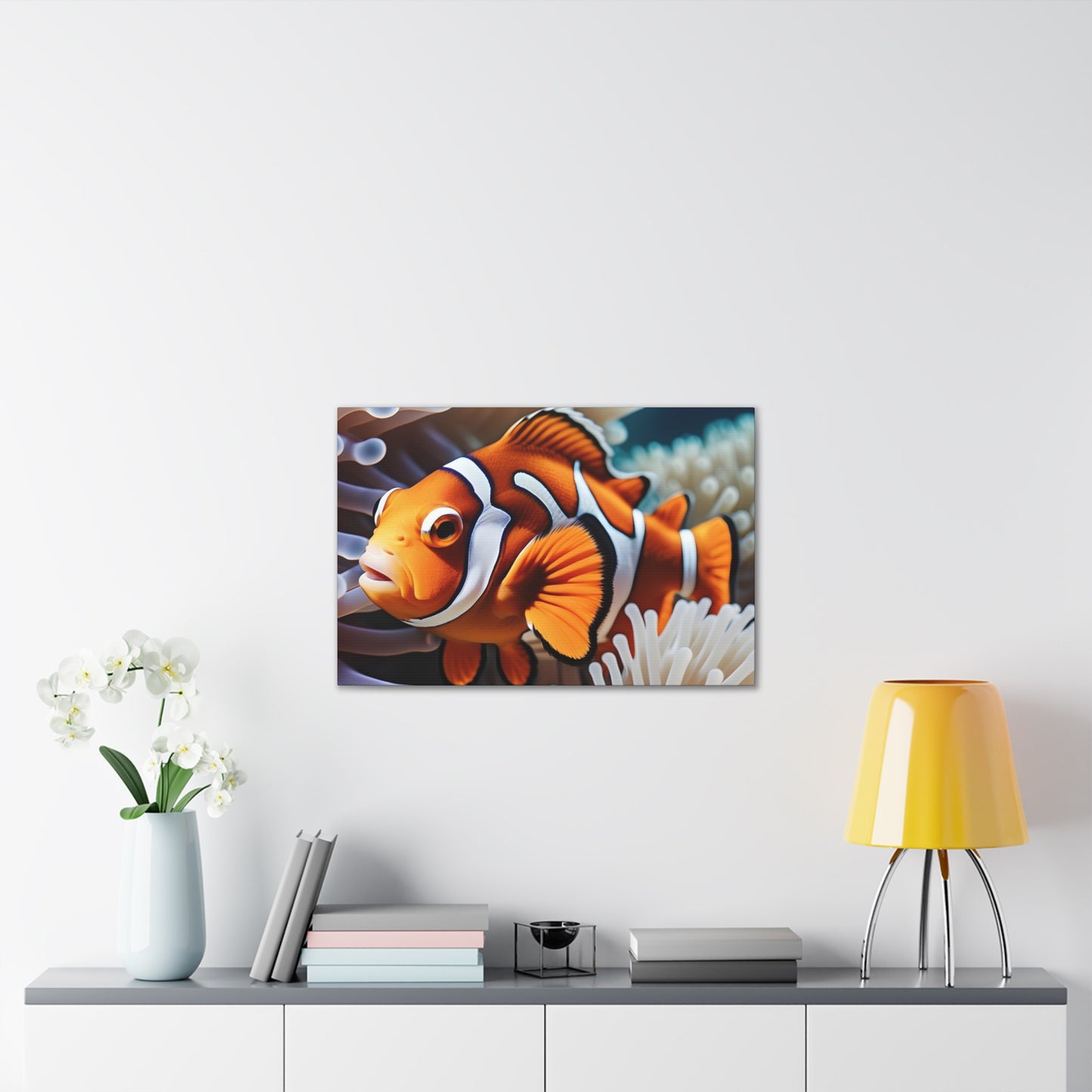 Clown Fish - Canvas Stretched, 0.75"