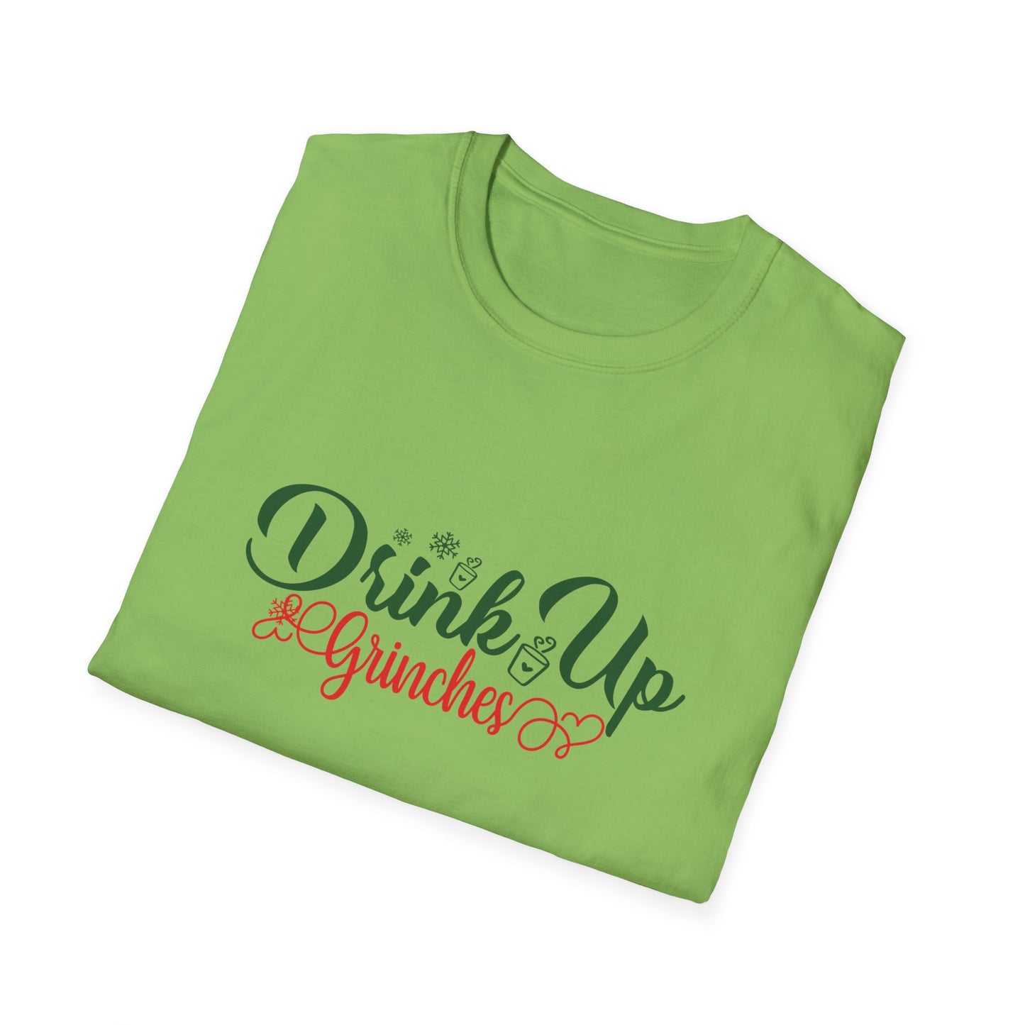 Drink Up -vUnisex Softstyle T-Shirt Christmas