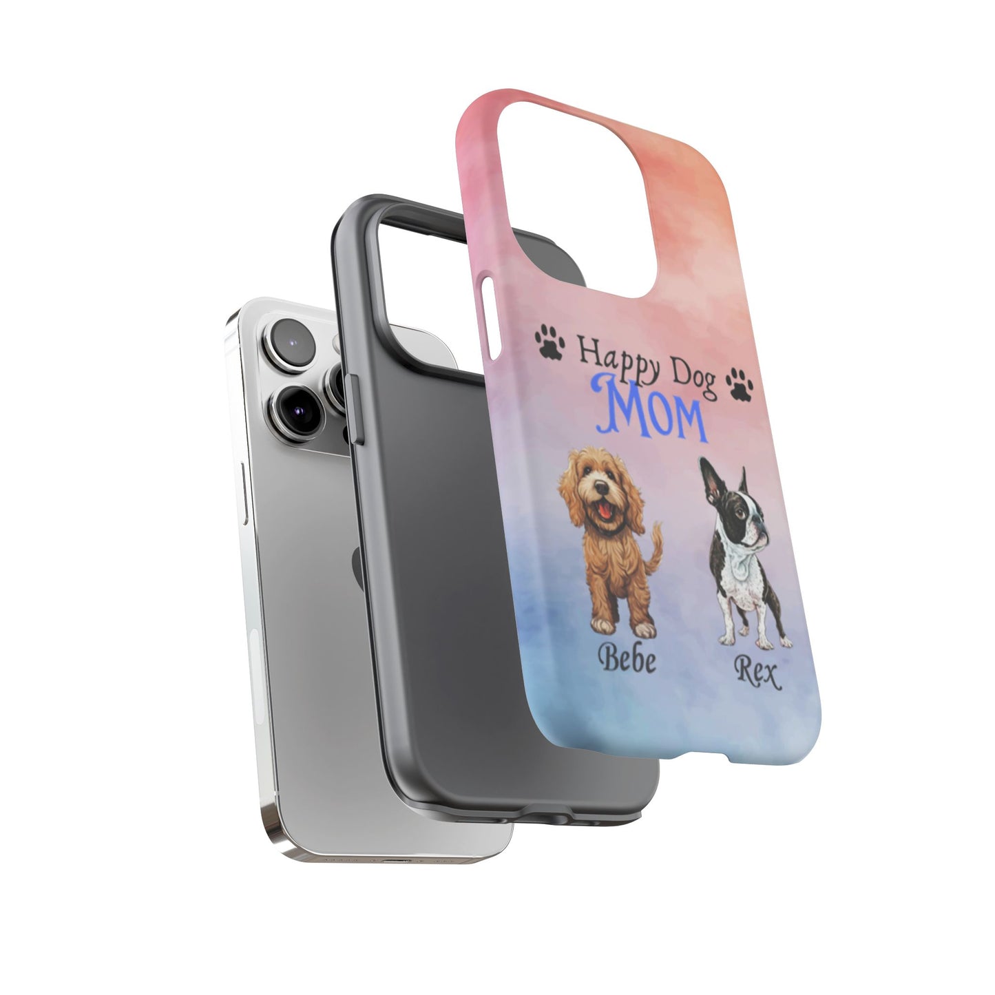 Dog Mom - Personalized - Whimsical Phone Cases - Mother's Day