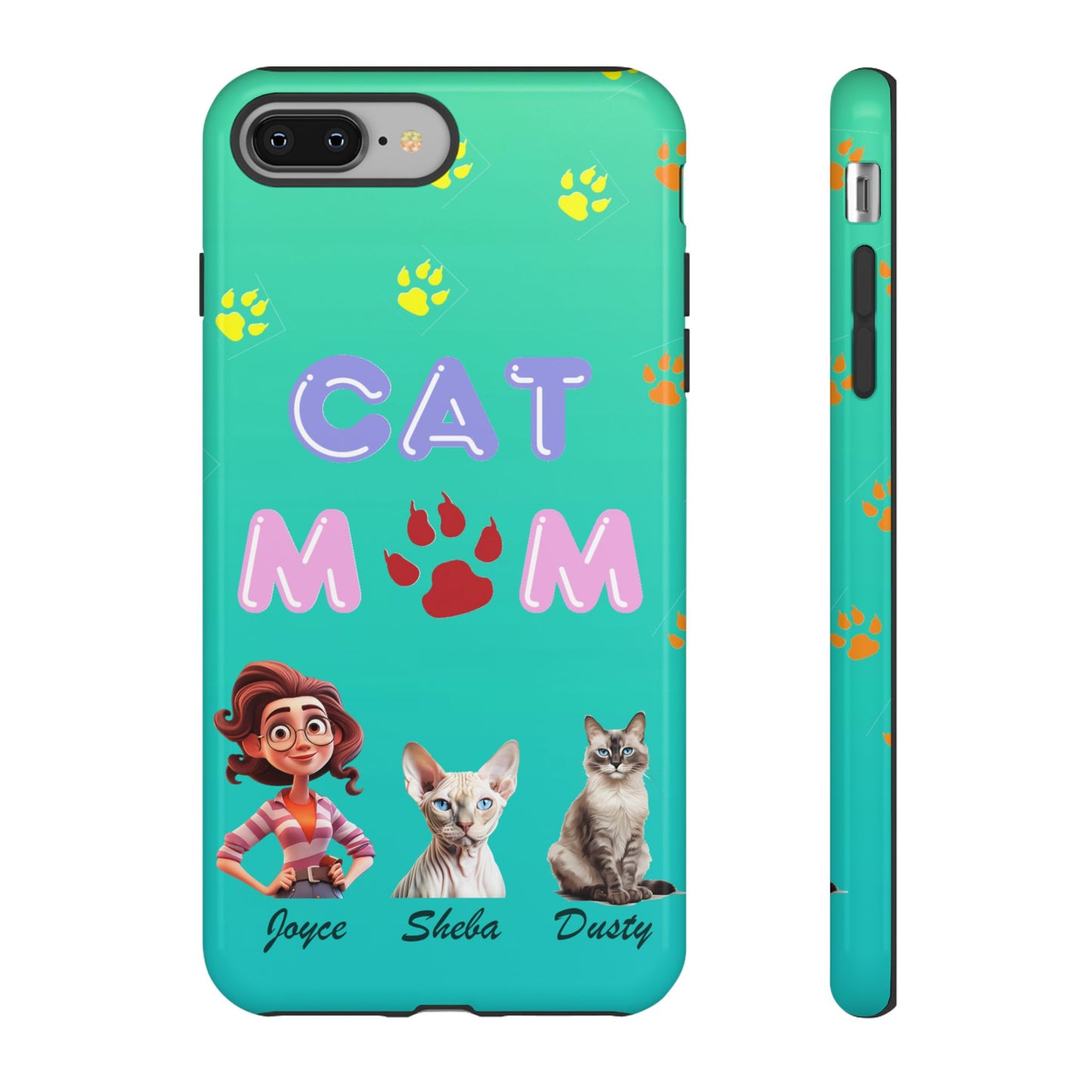 Cat Mom - Tough Cases - Mother's Day - Whimsical