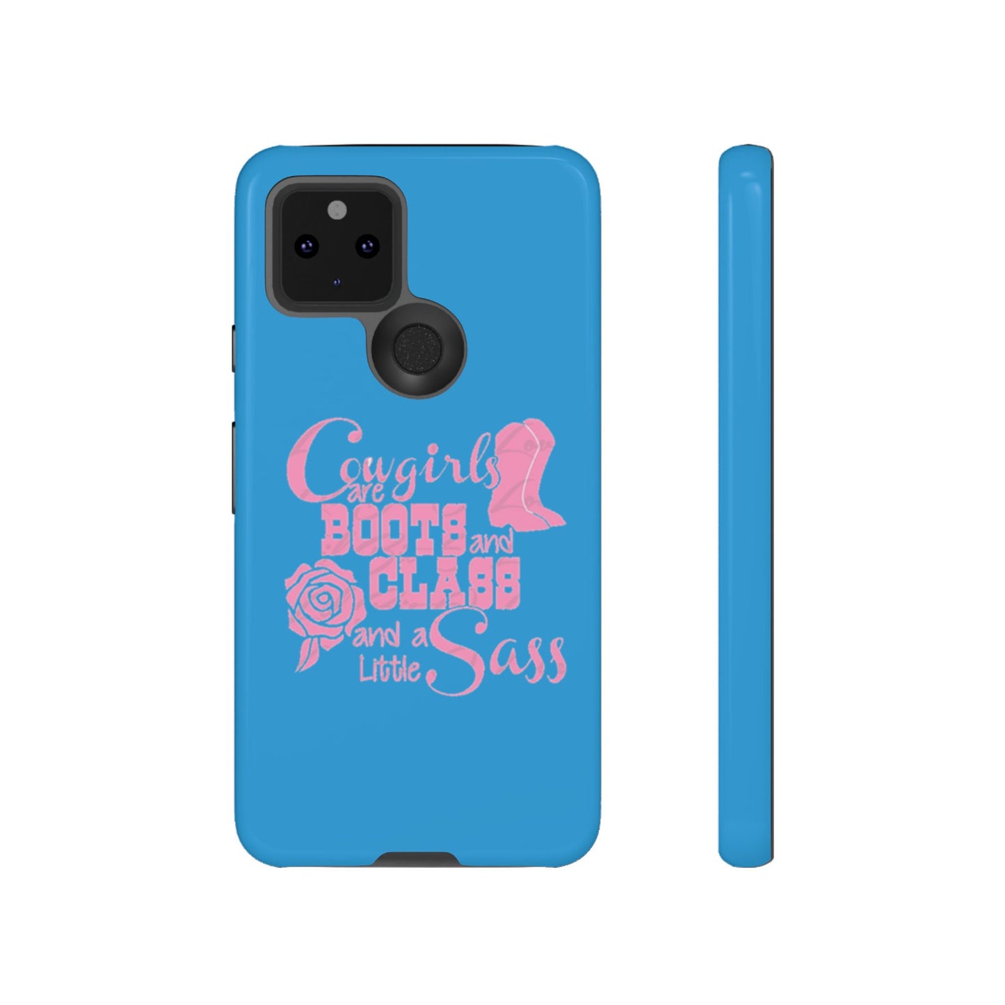 CowGirls are Boots -Tough Whimsical Phone Cases