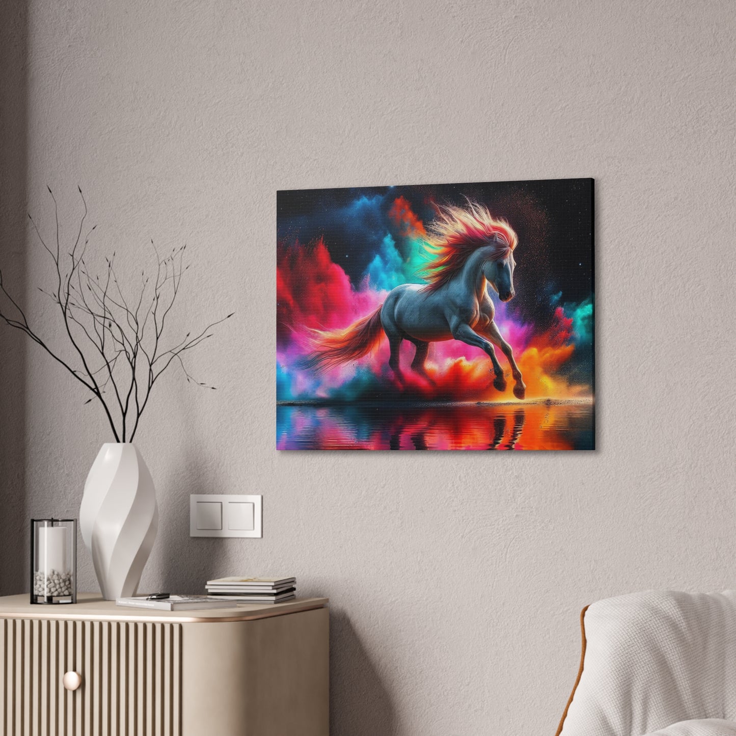 Colorful Horse - Canvas Stretched, 0.75"