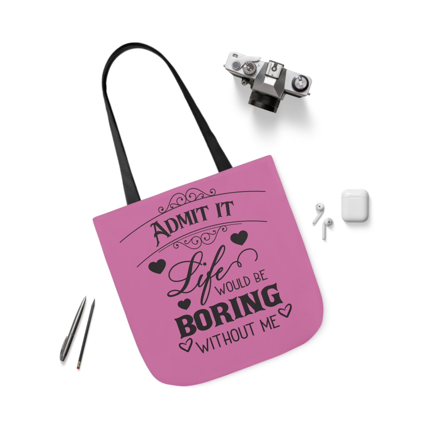 Admit it - Canvas Tote Bag, 5-Color Straps - Mother's Day