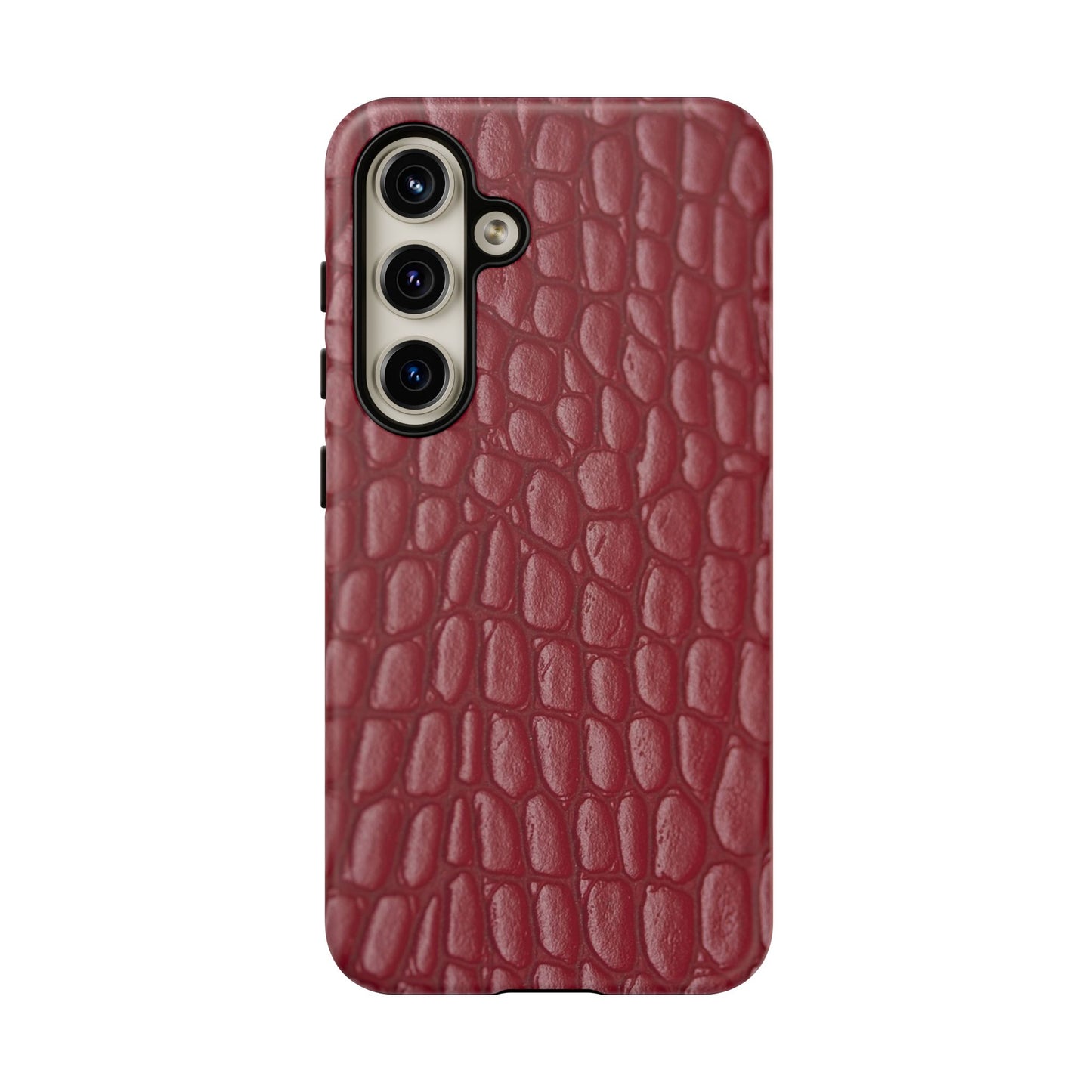 Red Leather - Tough Cases - Whimsical Phone Cases