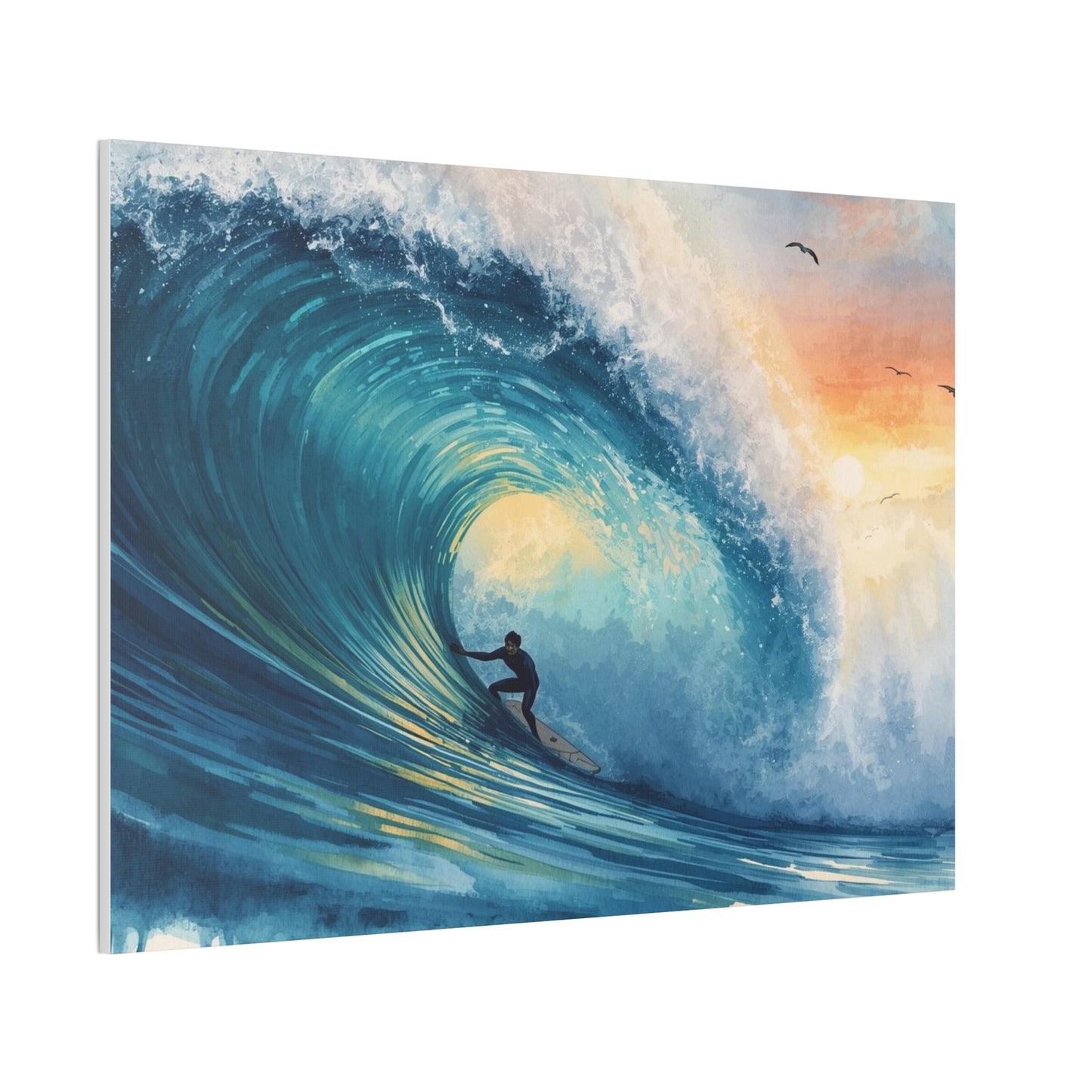 The Curl - Canvas Stretched, 0.75" - Wall Art 2026 - Sports