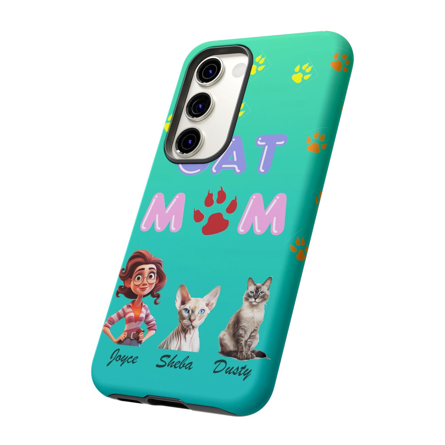 Cat Mom - Tough Cases - Mother's Day - Whimsical