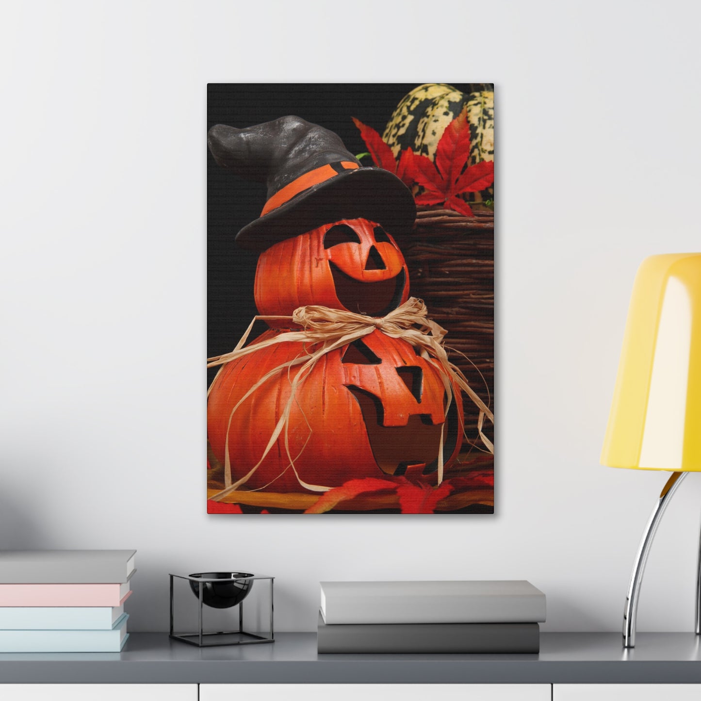 Pumpkins - Canvas Stretched, 0.75" - Halloween