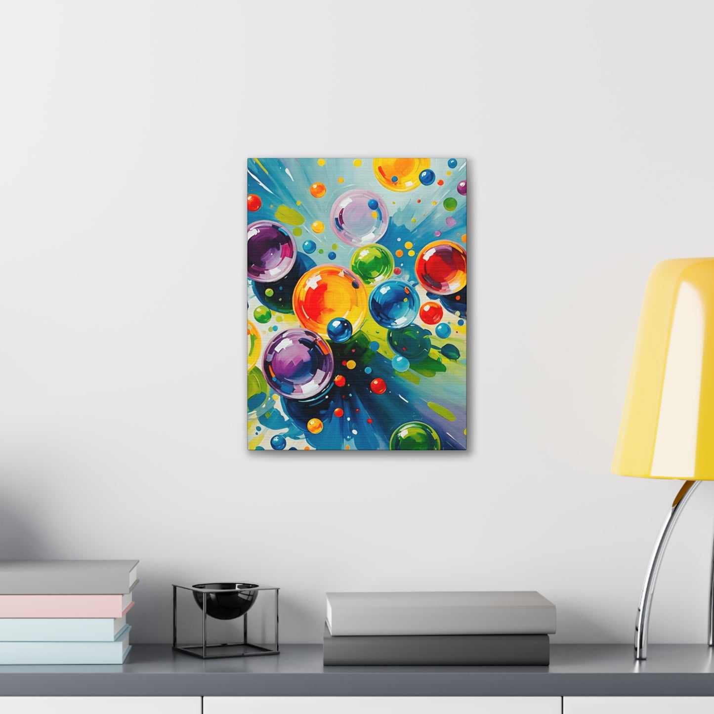 Colored Balls - Canvas Stretched, 0.75"