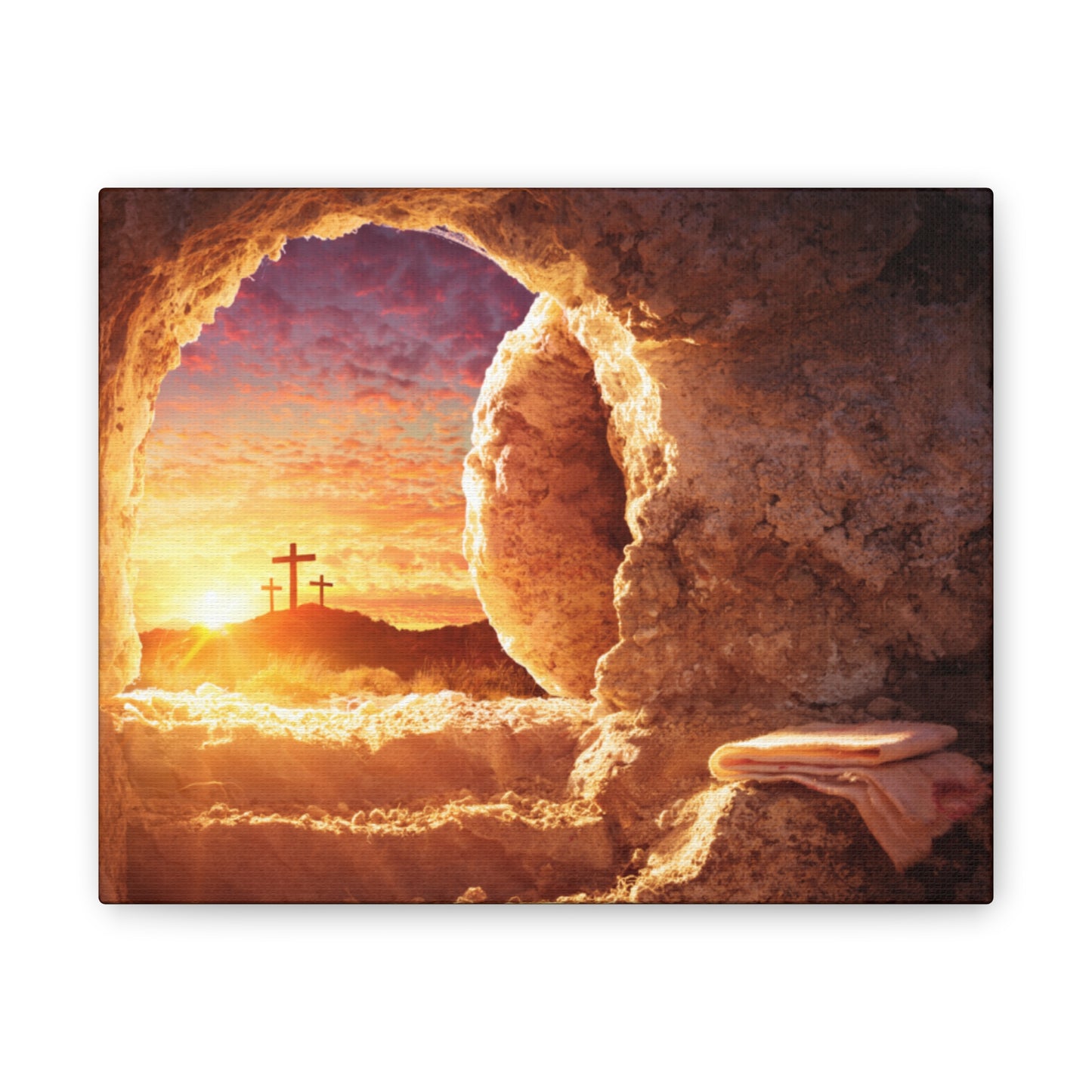 Resurrection - Canvas Stretched, 0.75" - Easter - Mother's Day - Father's Day