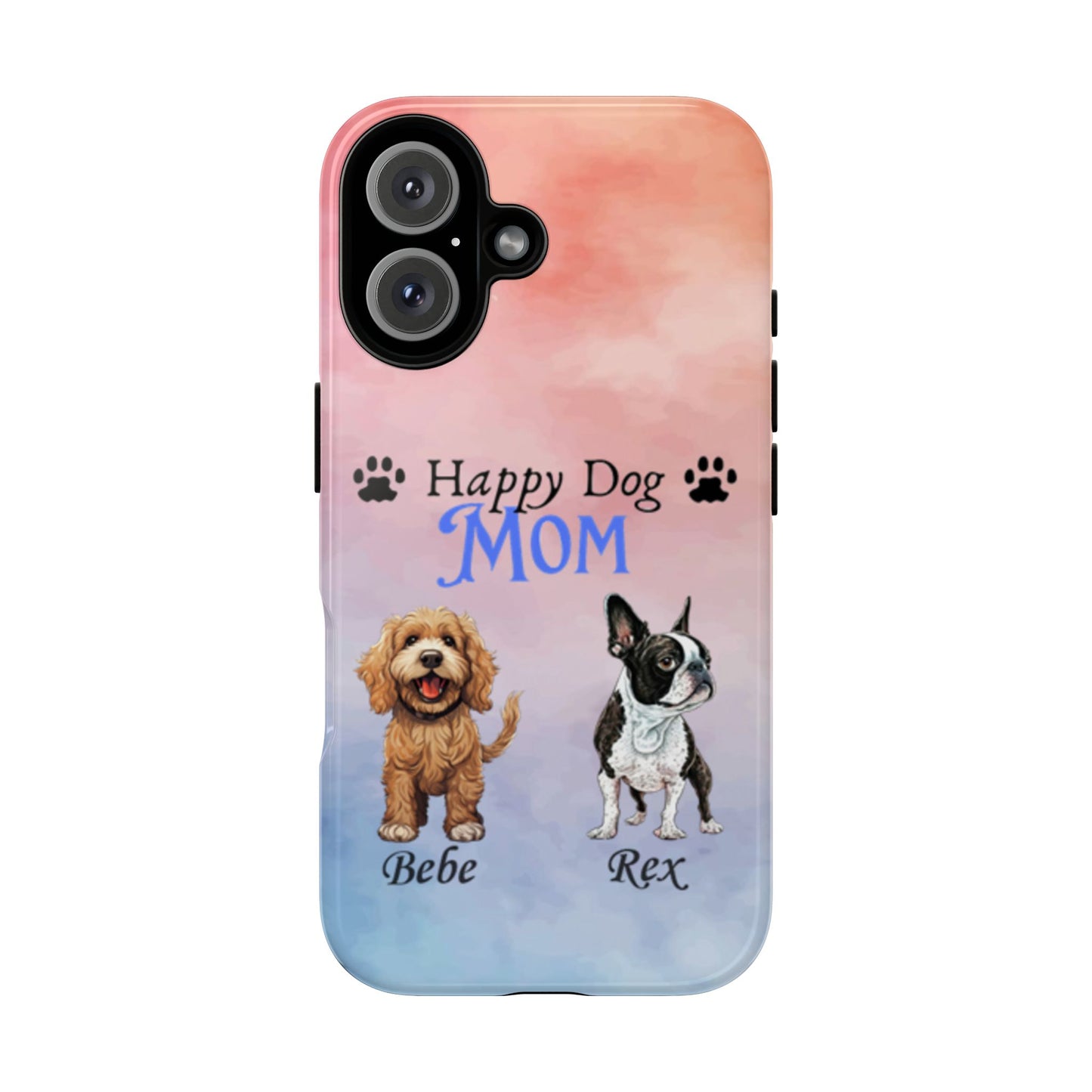 Dog Mom - Personalized - Whimsical Phone Cases - Mother's Day