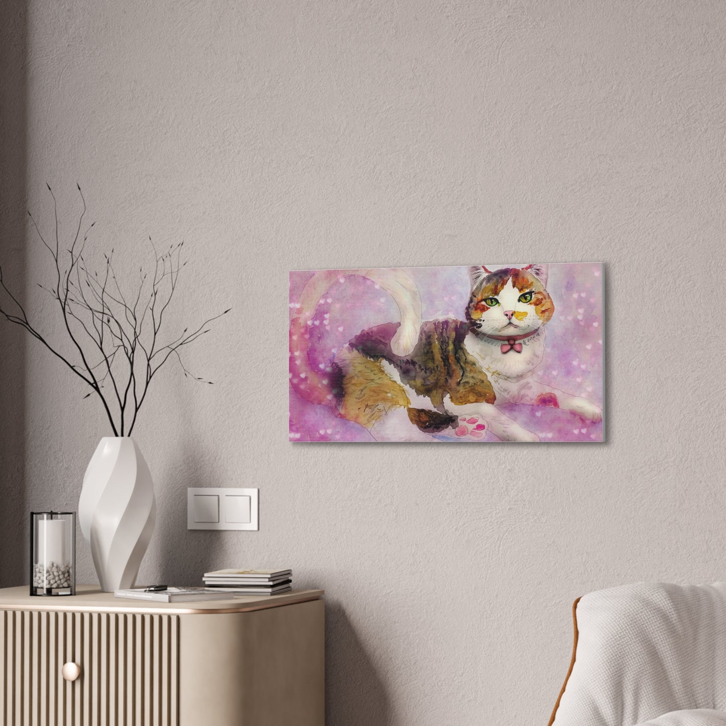 Pretty Kitty - Canvas Stretched, 0.75"