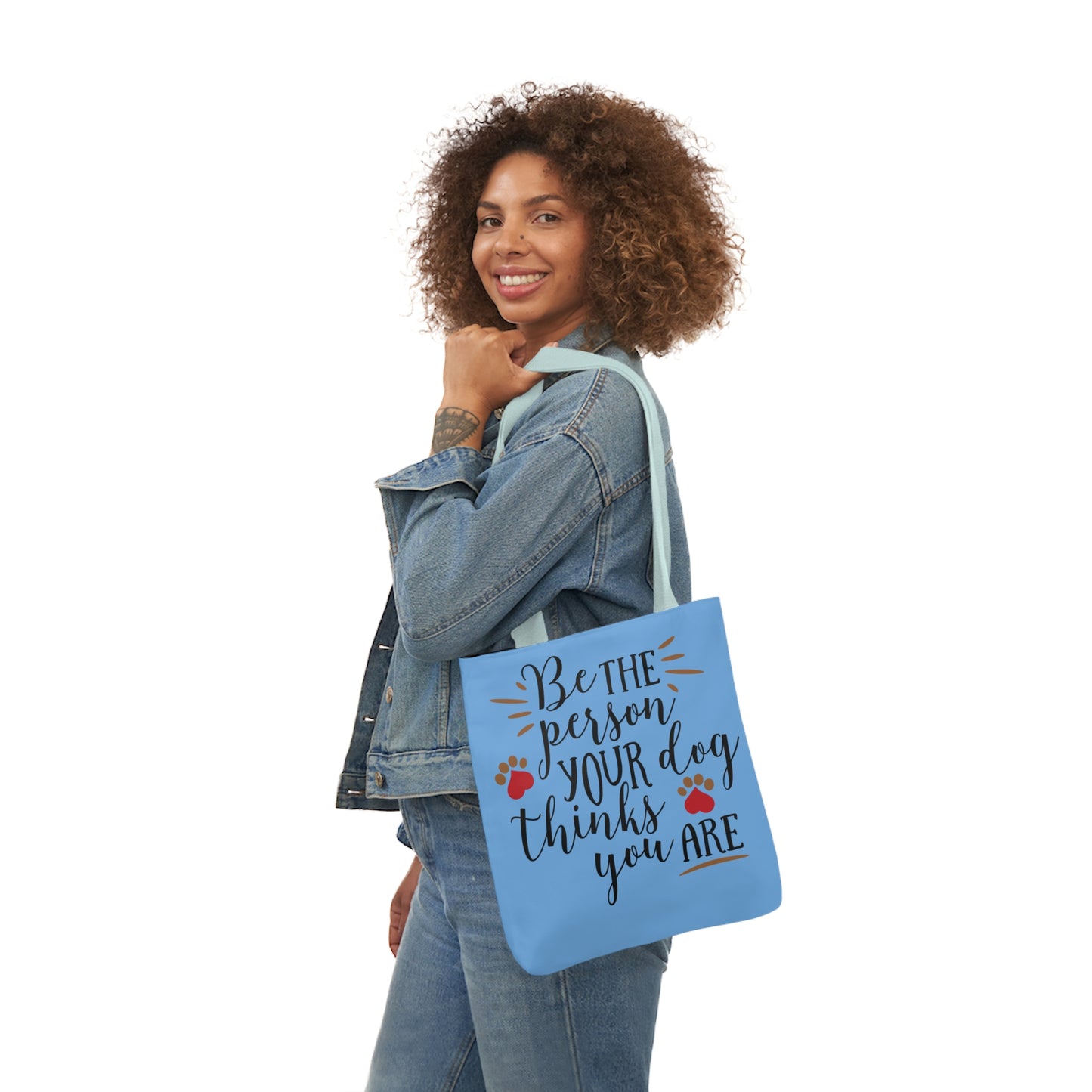 Be the Person - Canvas Tote Bag, 5-Color Straps