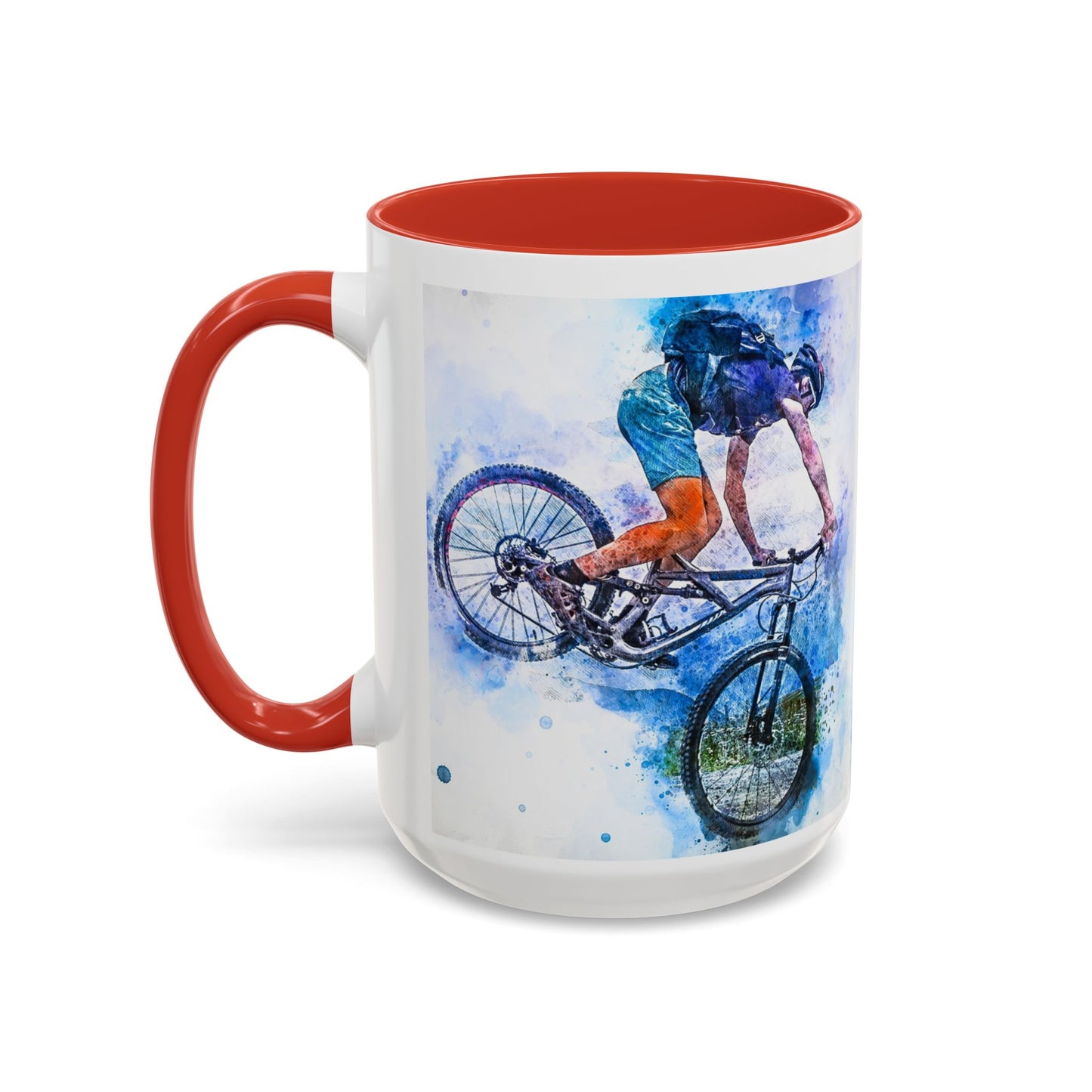 Mountain Bike - Accent Coffee Mug (11, 15oz)