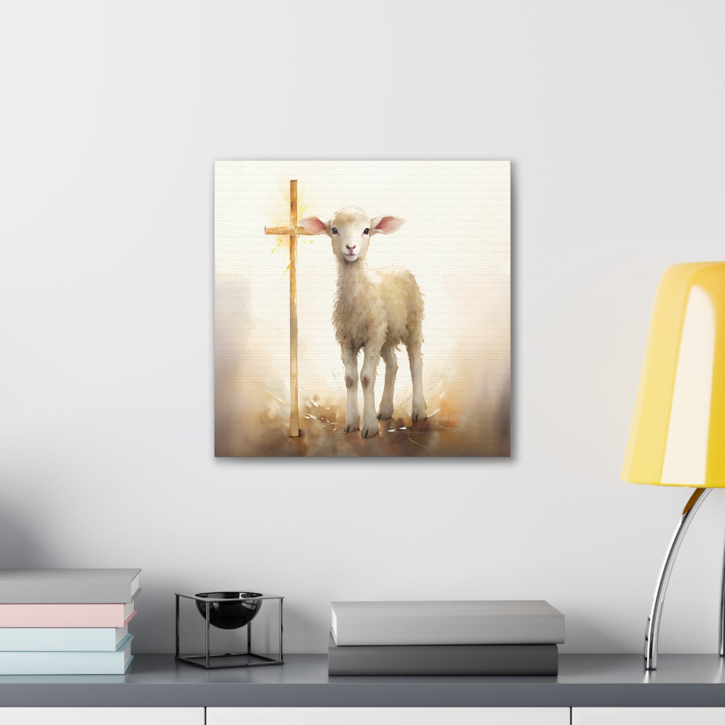 The Lamb - Canvas Stretched, 0.75" - Easter