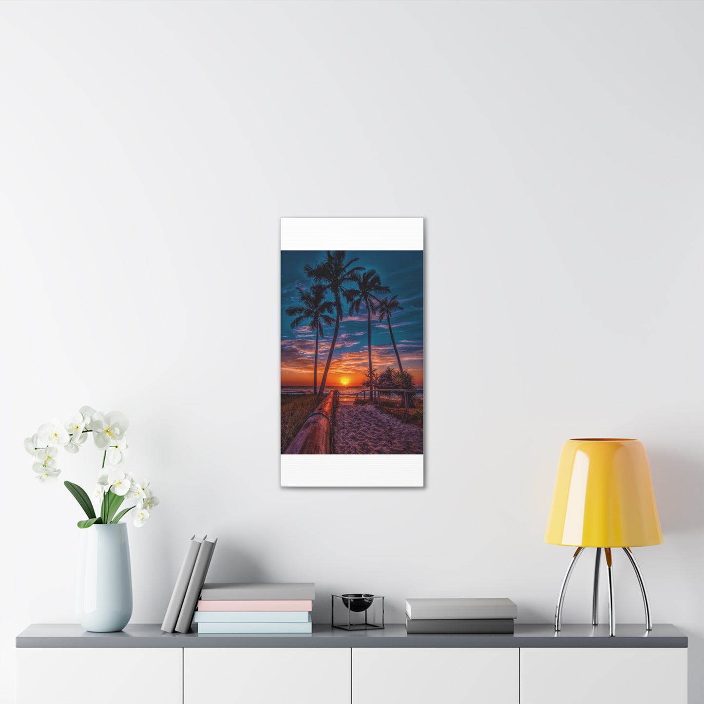 Sunset Palms - Canvas Stretched, 0.75"