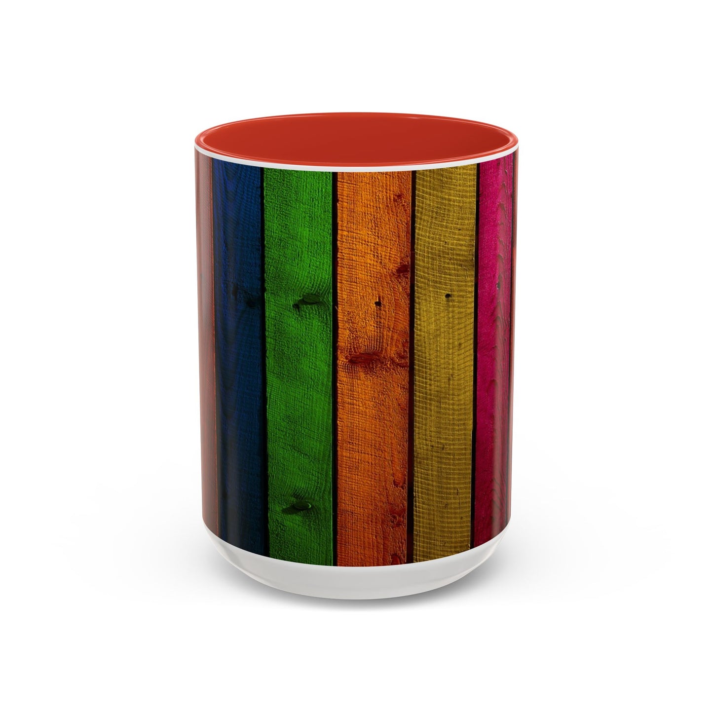 Colored Planks - Accent Coffee Mug (11, 15oz)