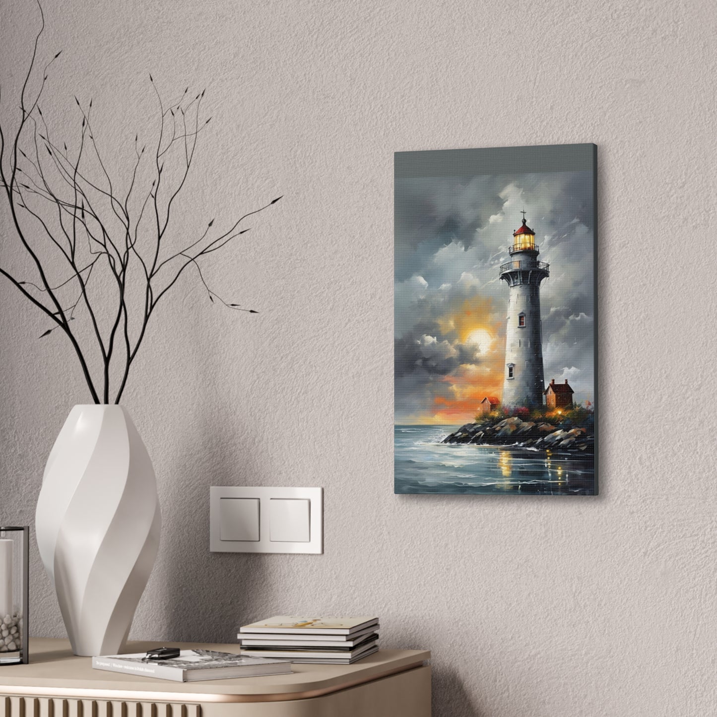 Light House - Canvas -Stretched, 0.75"