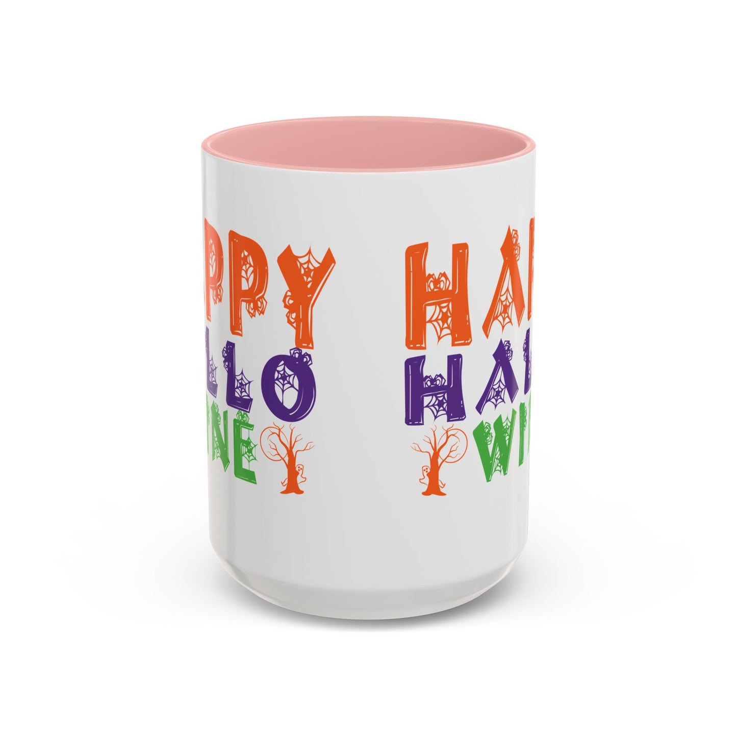 Happy Hallo Wine -Accent Coffee Mug (11, 15oz) - Halloween