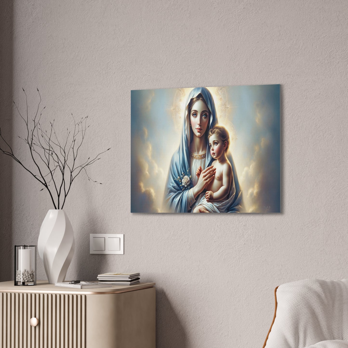 Mary - Canvas Stretched, 0.75" - 2026 Wall Art - Religion