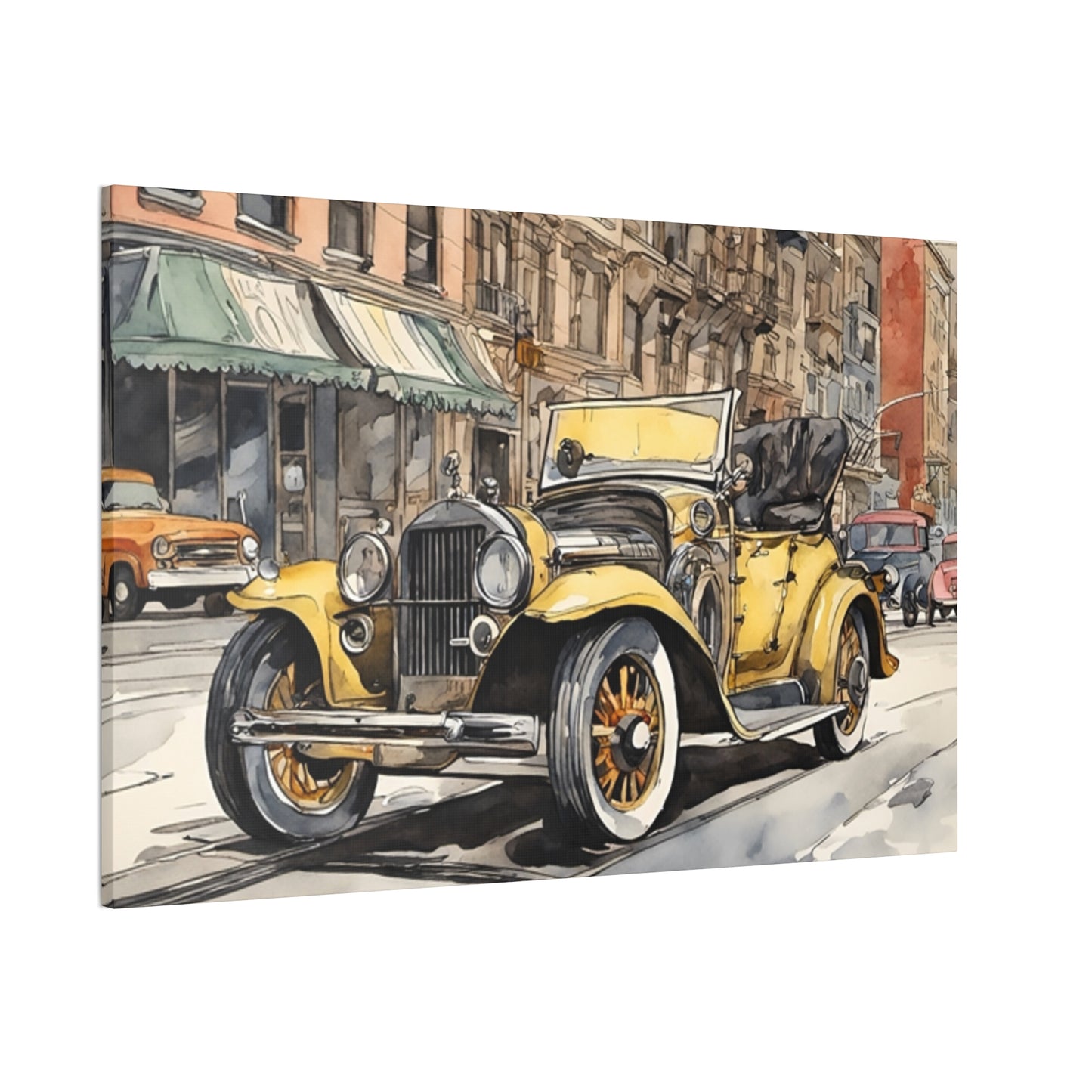 Antique Car - Canvas Stretched, 0.75" - Father's Day