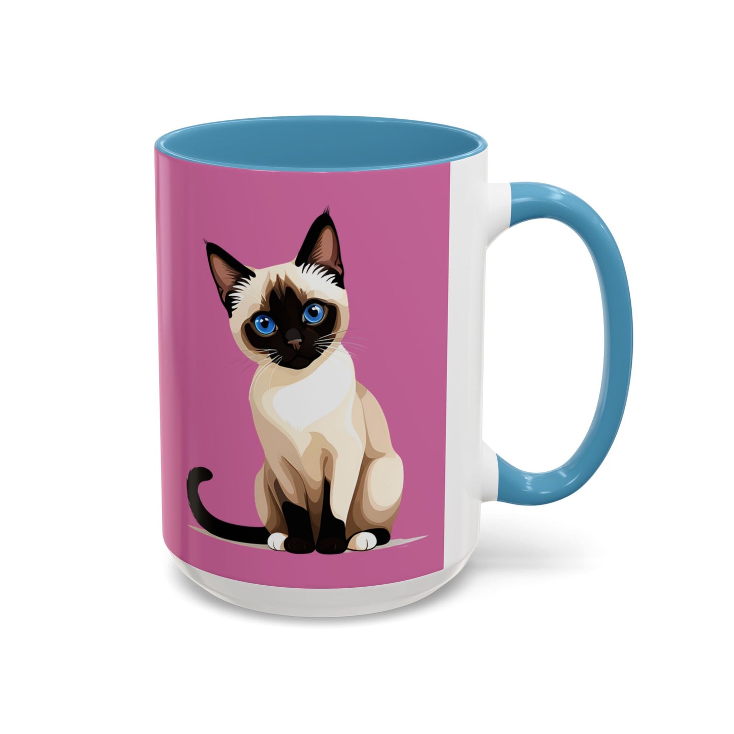 Siamese Cat - Accent Coffee Mug (11, 15oz)