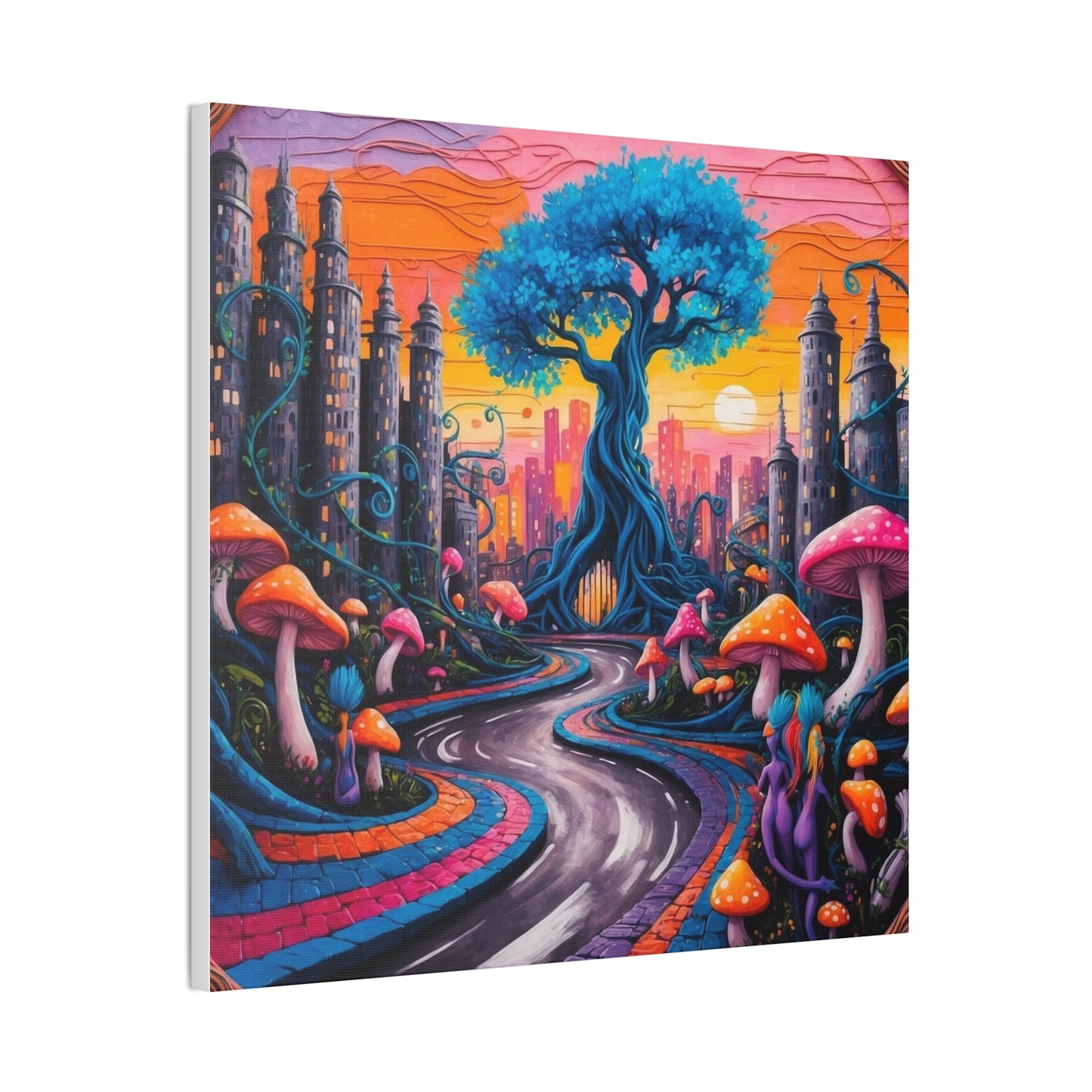 Candy Road - Canvas Stretched, 0.75"