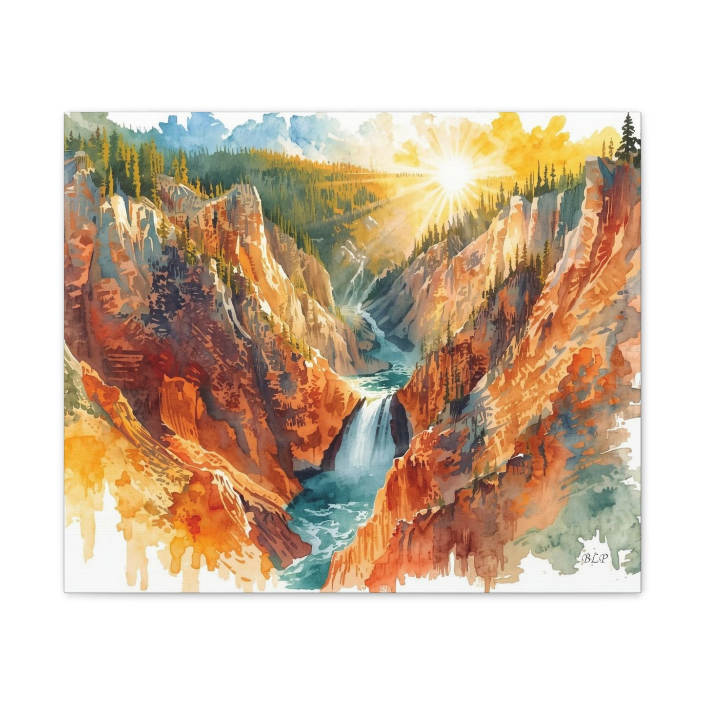 River Canyon - Canvas Stretched, 0.75" - Wall Art 2026 - Scenes