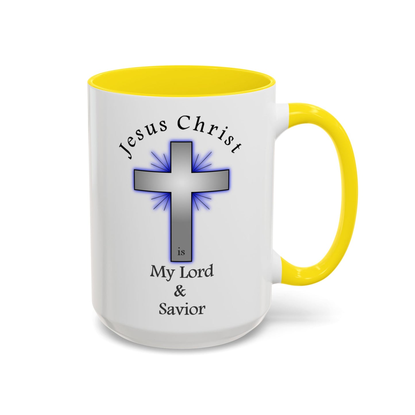 My Lord and Savior - Accent Coffee Mug (11, 15oz) - Easter - Mother's Day - Father's Day