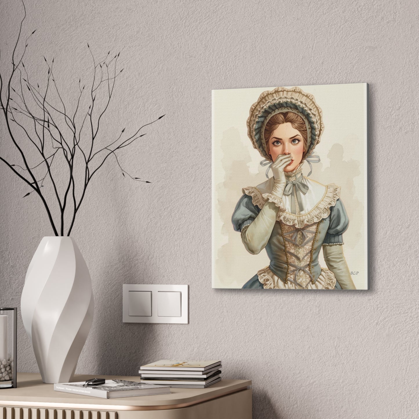 Victorian Woman - Canvas Stretched, 0.75" - 2026 Wall Art - Bathroom Humor
