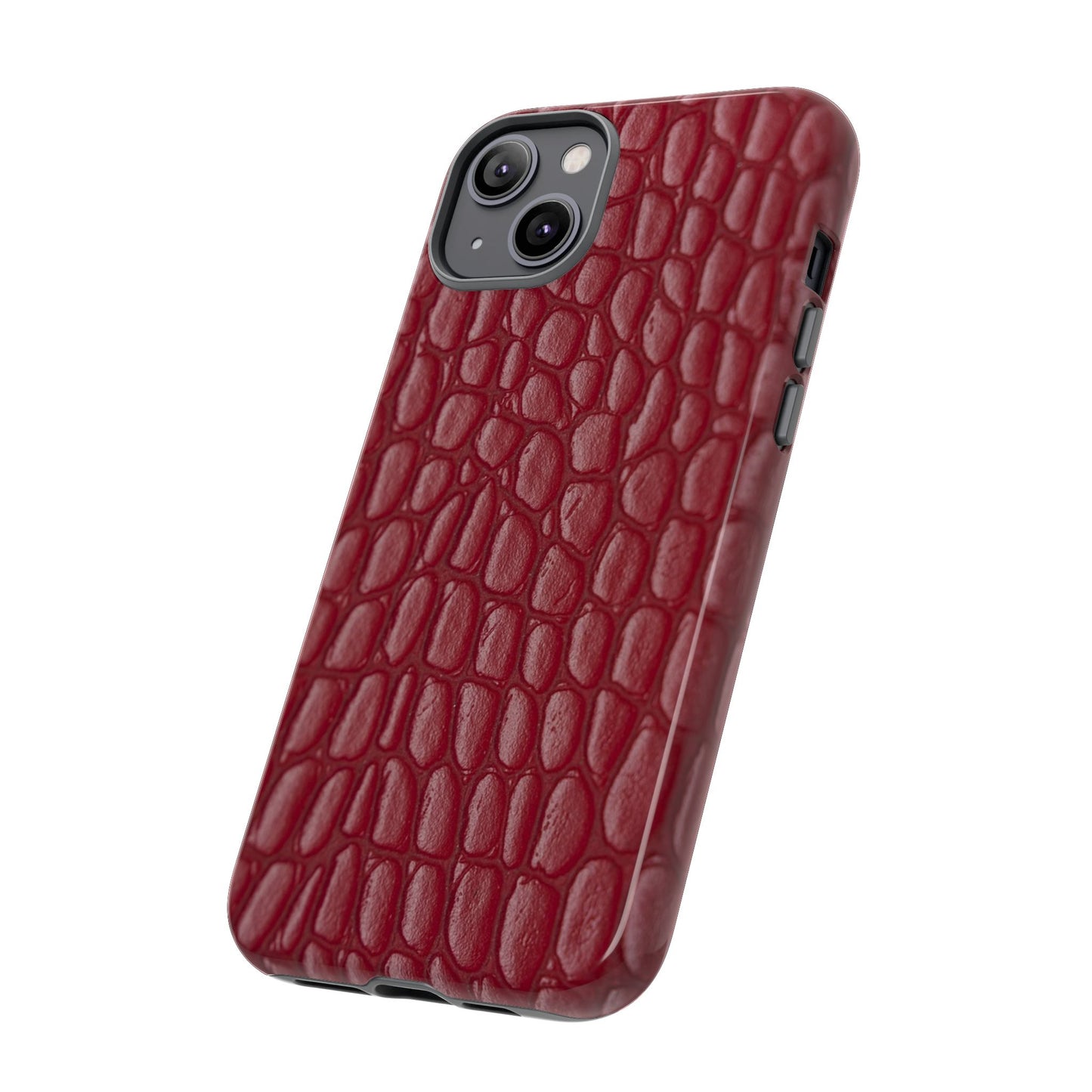 Red Leather - Tough Cases - Whimsical Phone Cases