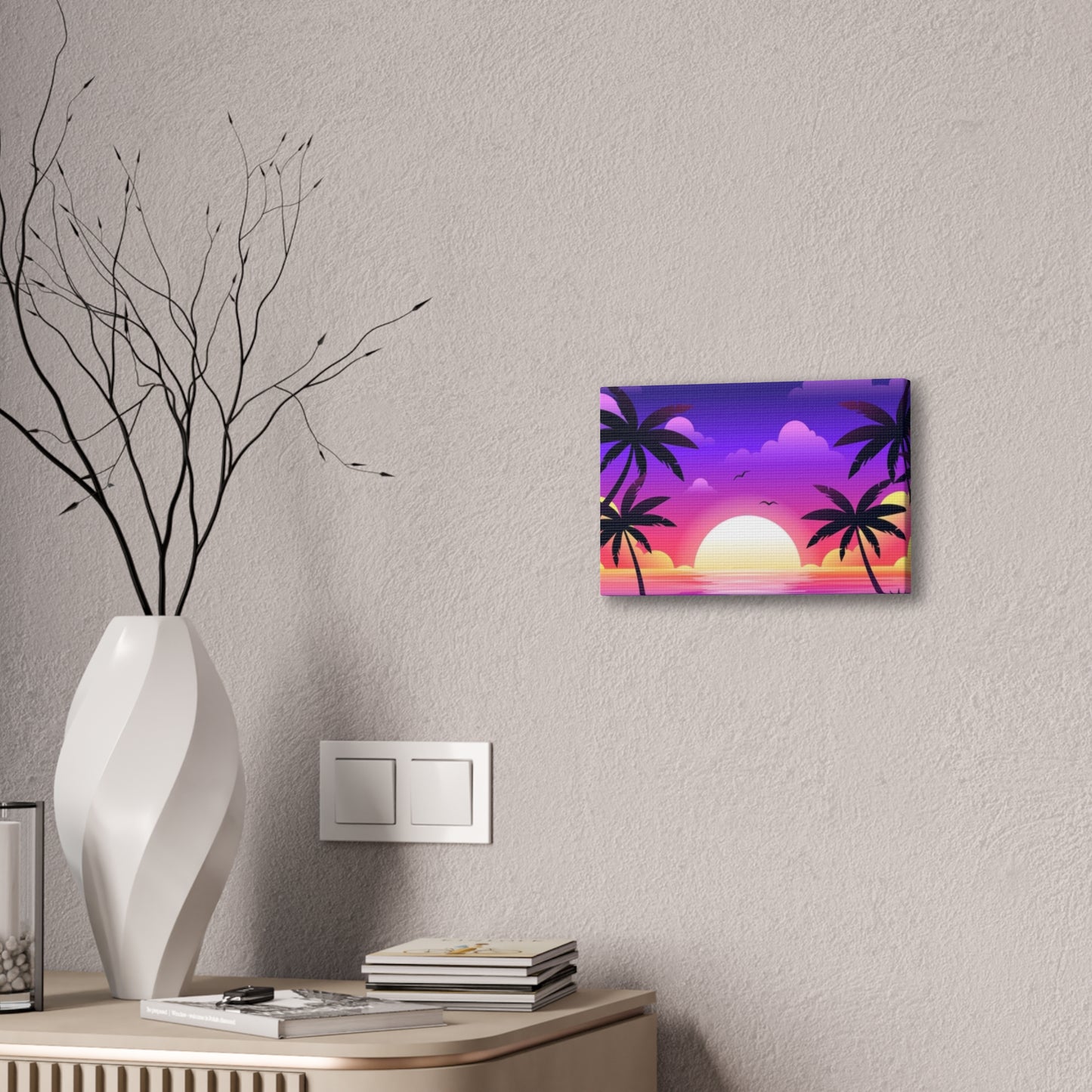 Island Sunset - Canvas Stretched, 0.75"