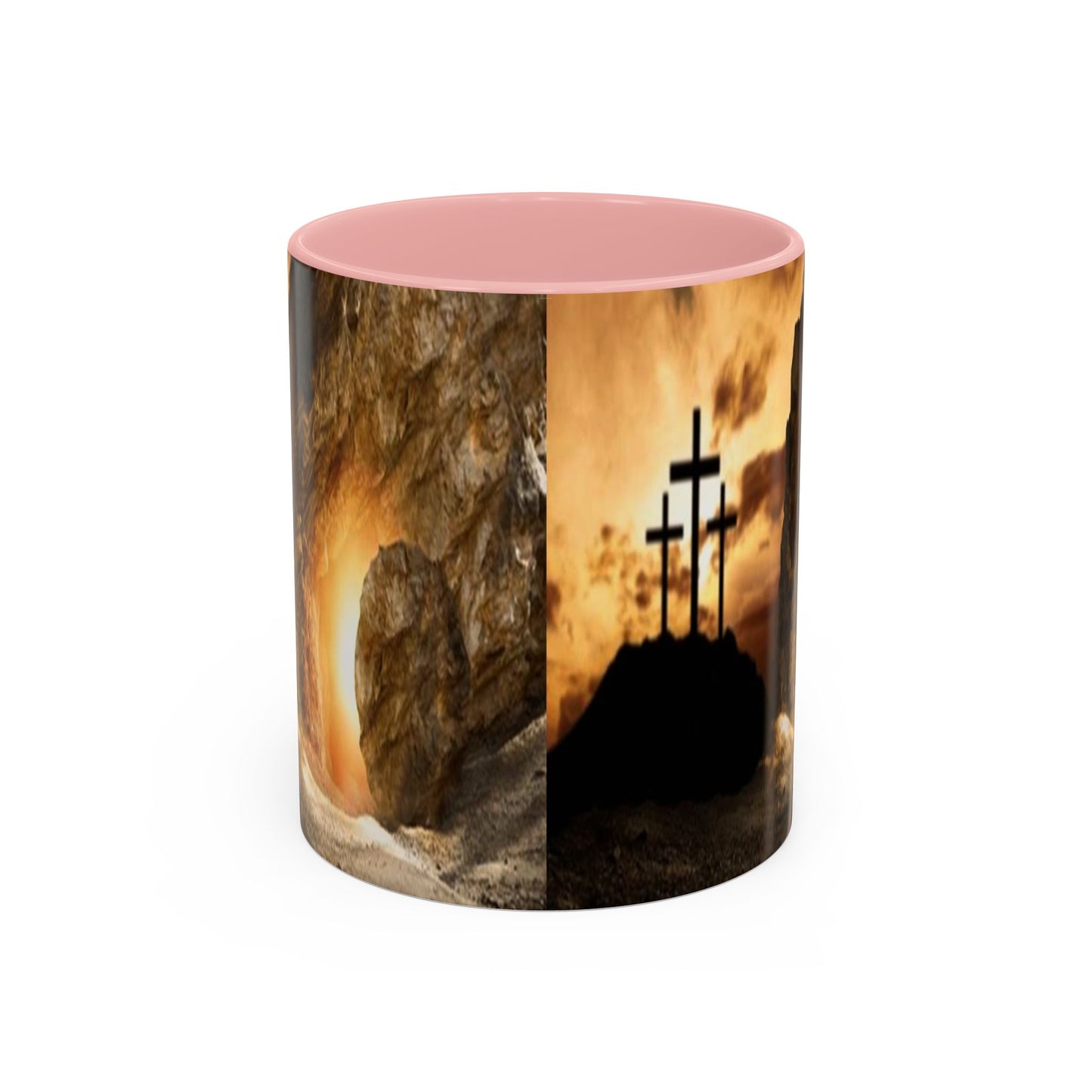 He is Risen -Accent Coffee Mug (11, 15oz) - Easter - Mother's Day - Father's Day