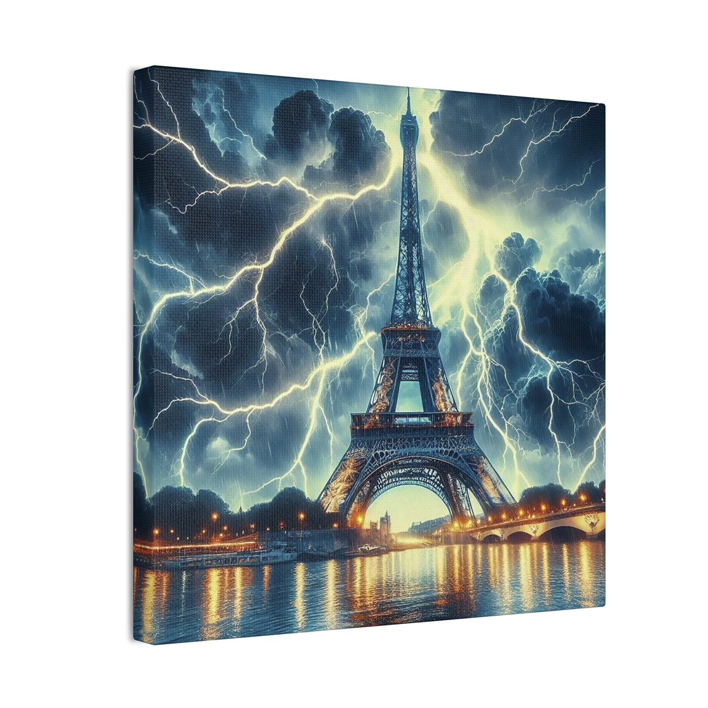 Eiffel Tower - Canvas Stretched, 0.75"